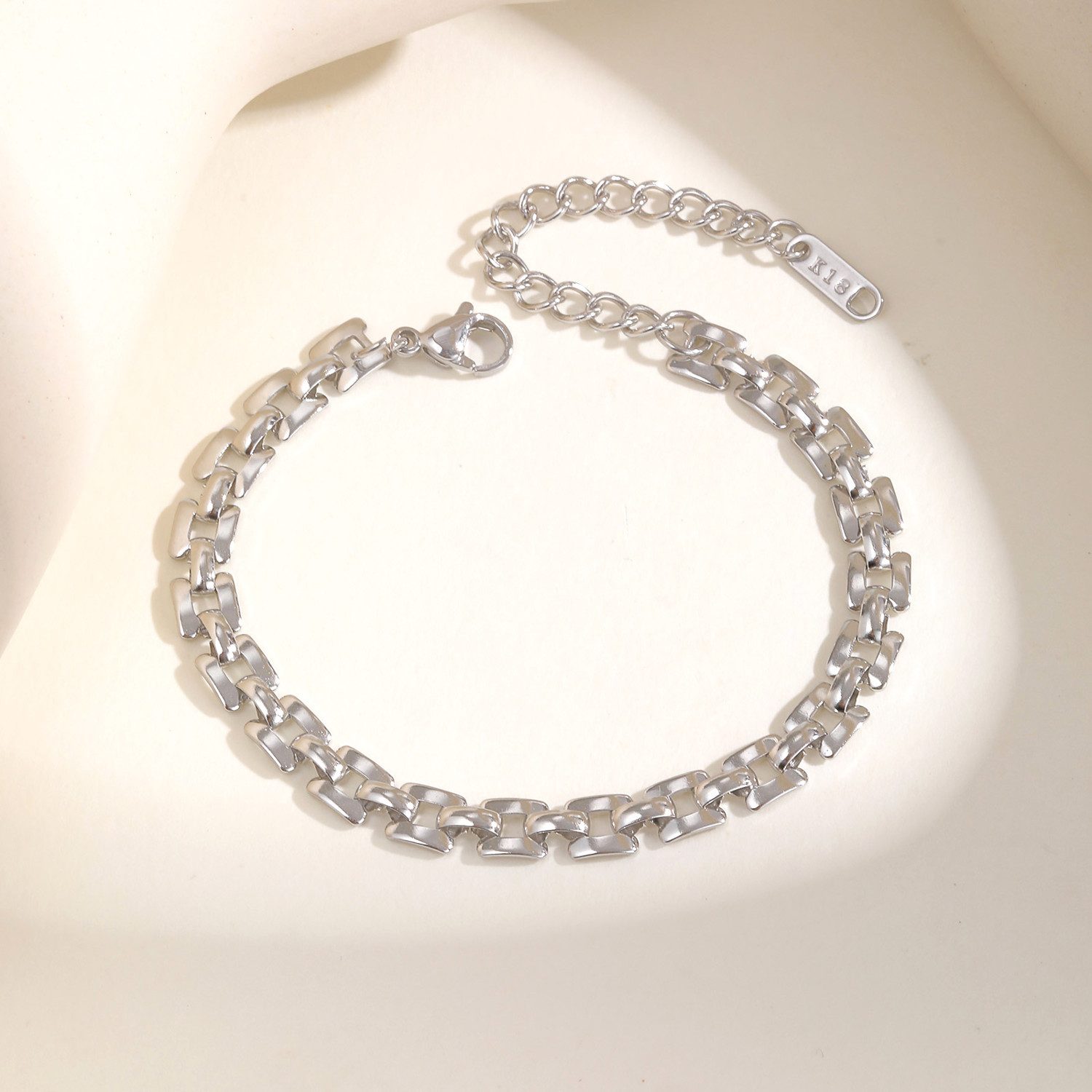 KARMA Armband Damen Edelstahl vergoldet Silber günstig online kaufen