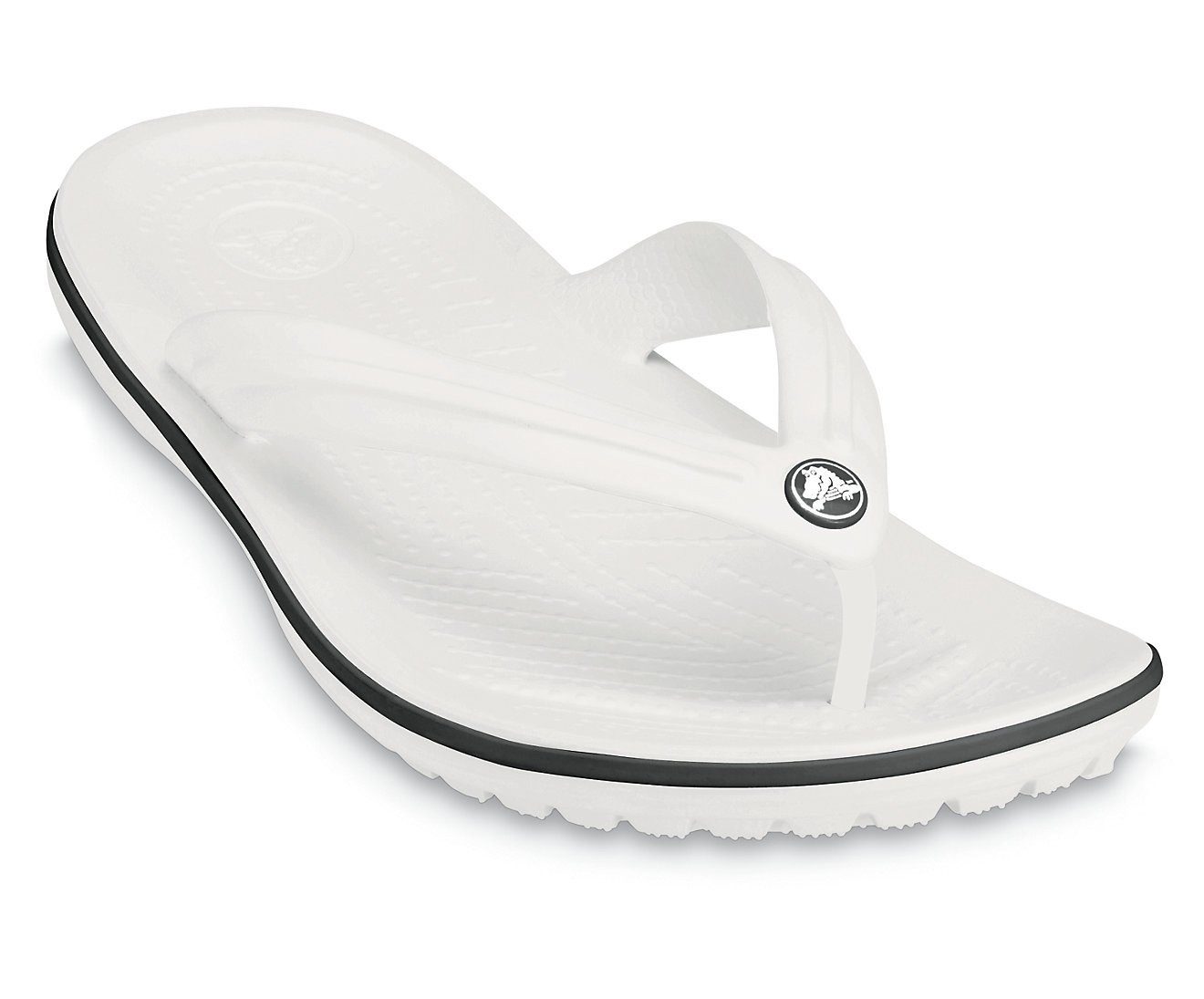 Crocs Zehensandale Crocband Flip weiss - 1 Paar Badeschuh günstig online kaufen