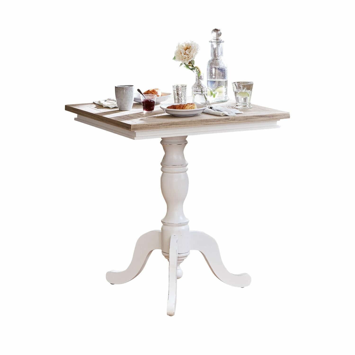 Mirabeau Esstisch Tisch Kingston weiß/braun günstig online kaufen