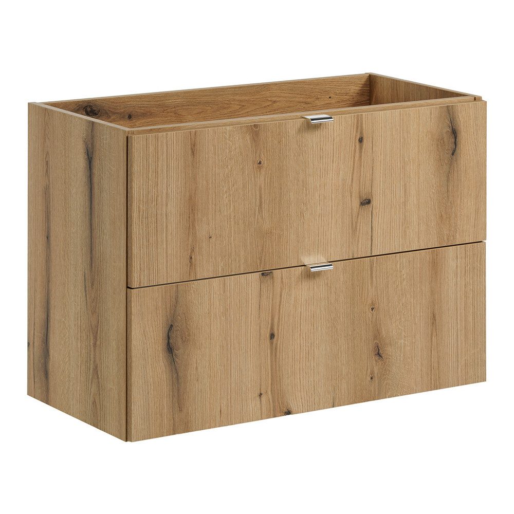Lomadox Waschtisch NEWPORT-56-OAK, Unterschrank mit Waschbecken, Eiche, 80cm – Bild 4 von 5