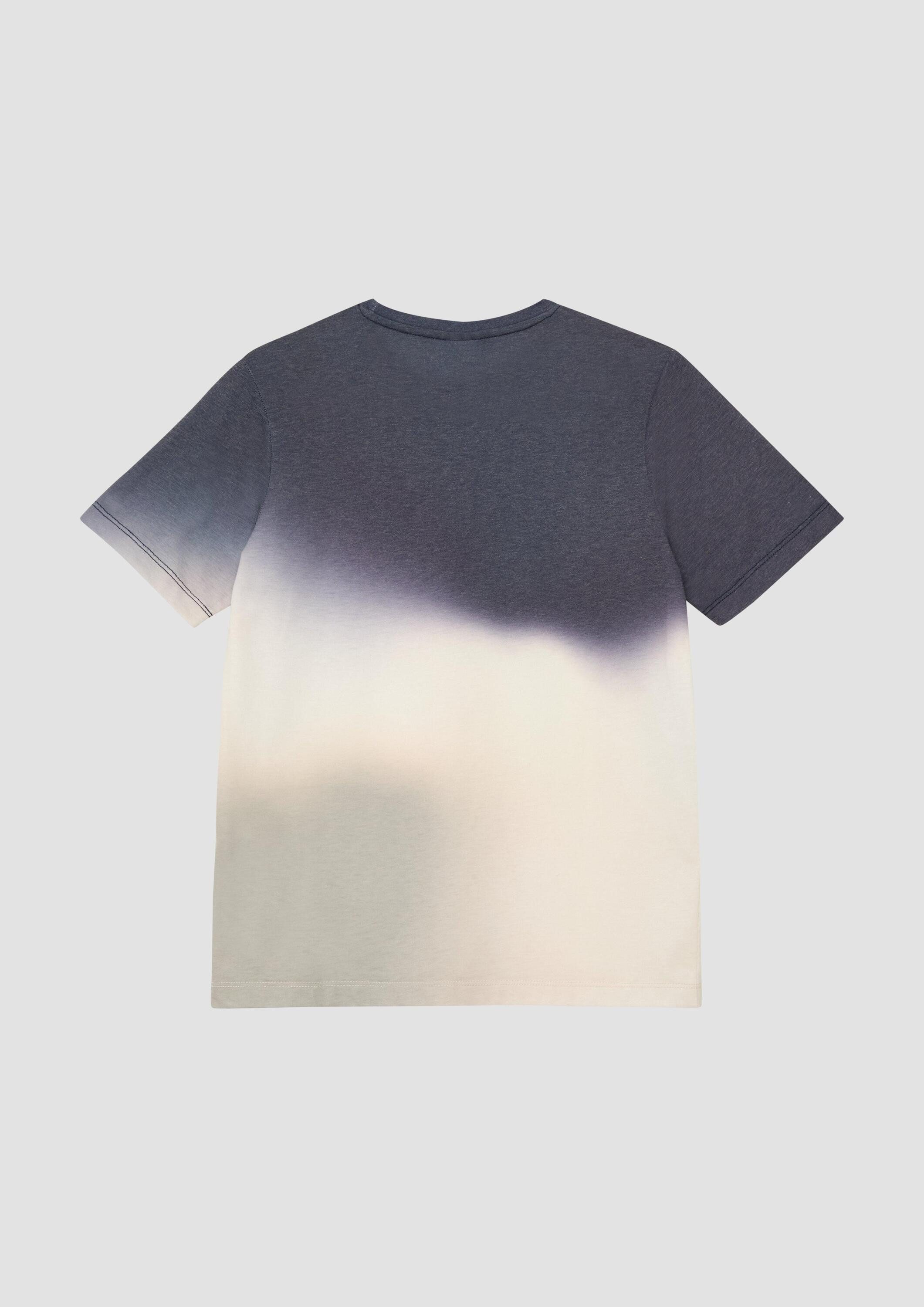 s.Oliver Kurzarmshirt T-Shirt T-Shirt mit Farbverlauf