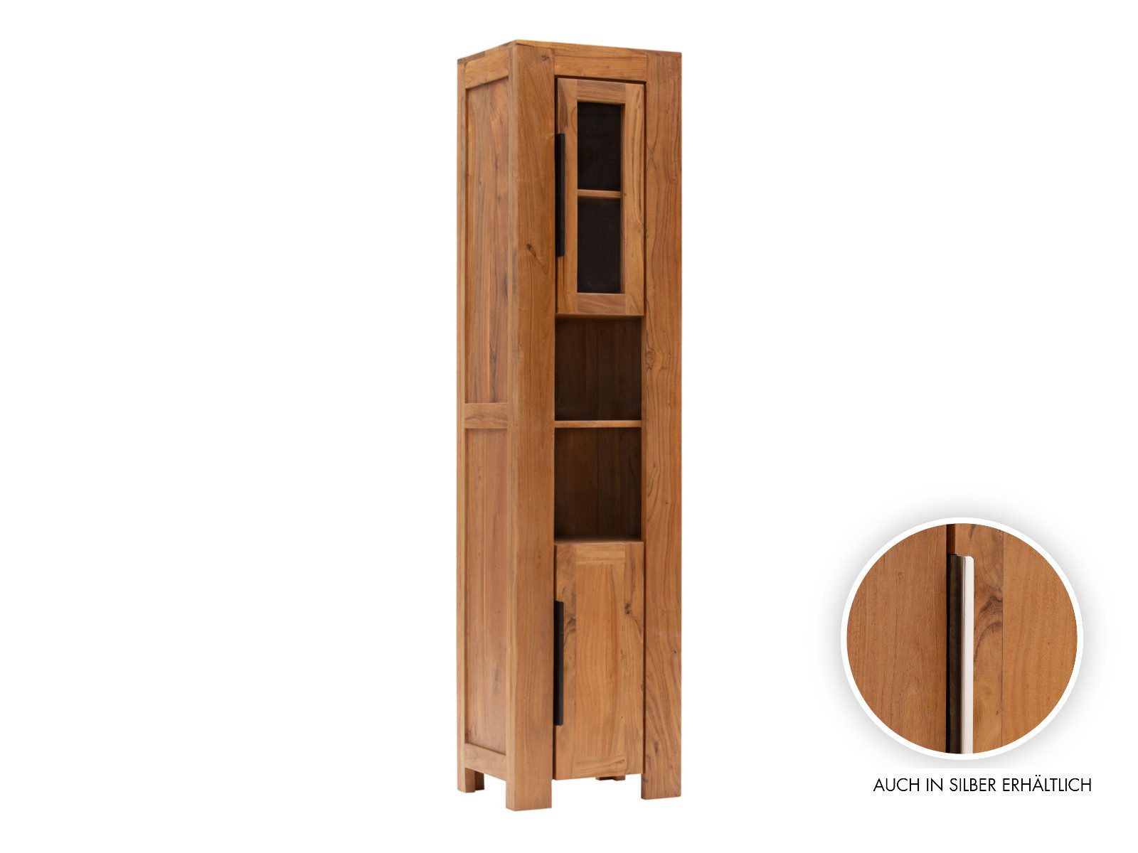 massivum Hochschrank Hochschrank Osbon Akazie