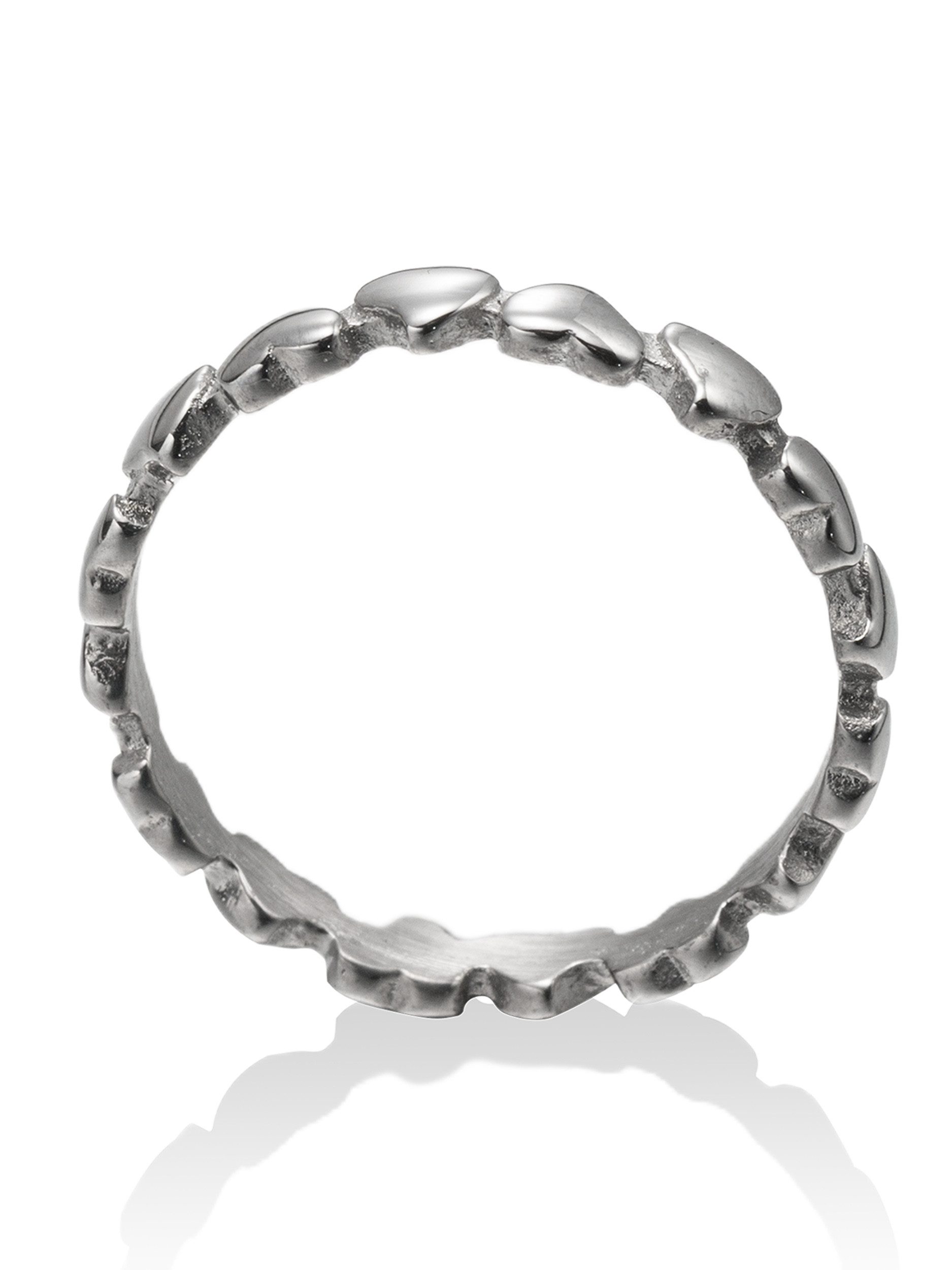 Aniston JEWELRY & WATCHES Fingerring Schmuck Geschenk Edelstahl Damenring Ring Herz, Made in Germany – Bild 2 von 5