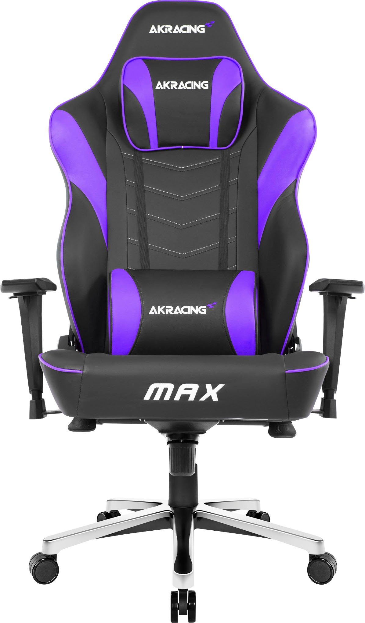 AKRacing Gaming-Stuhl "AKRACING Master Max" hochwertiges Kunstleder, ergonomisch, höhenverstellbar Bürostuhl für große und schwere Personen indigo