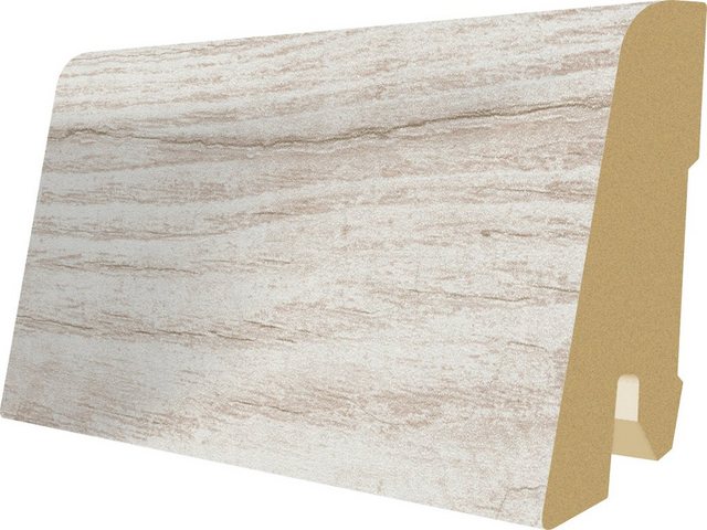 Megafloor Sockelleisten passend zum Laminat Megafloor M2 Classic, kastanie weiß