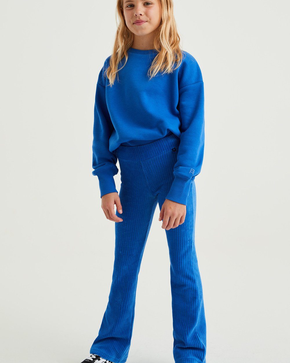 WE Bootcuthose Blau (1-tlg) Fashion