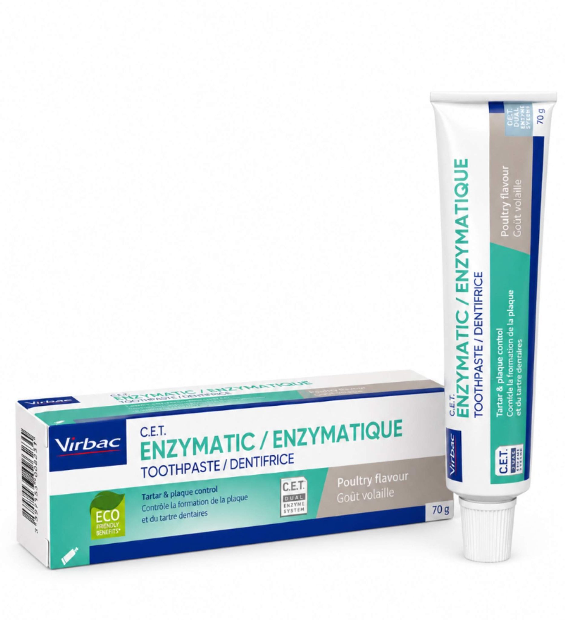 Virbac Tierarzneimittel Enzymatische Zahnpasta Geflügelgeschmack 70 g von Virbac Tierarzneimittel