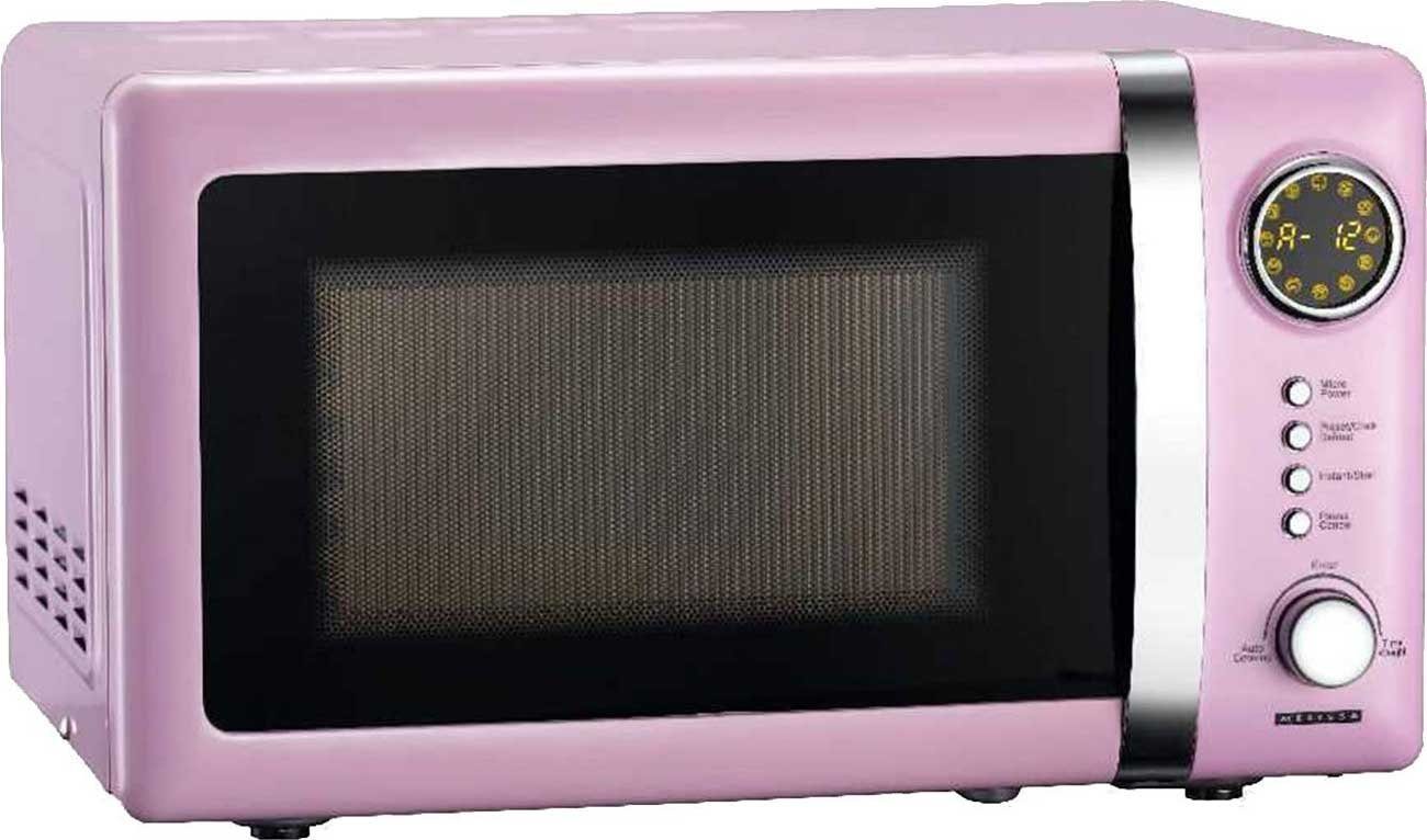 MELISSA Mikrowelle Retro Design 16330112 rosa / pink online kaufen | OTTO