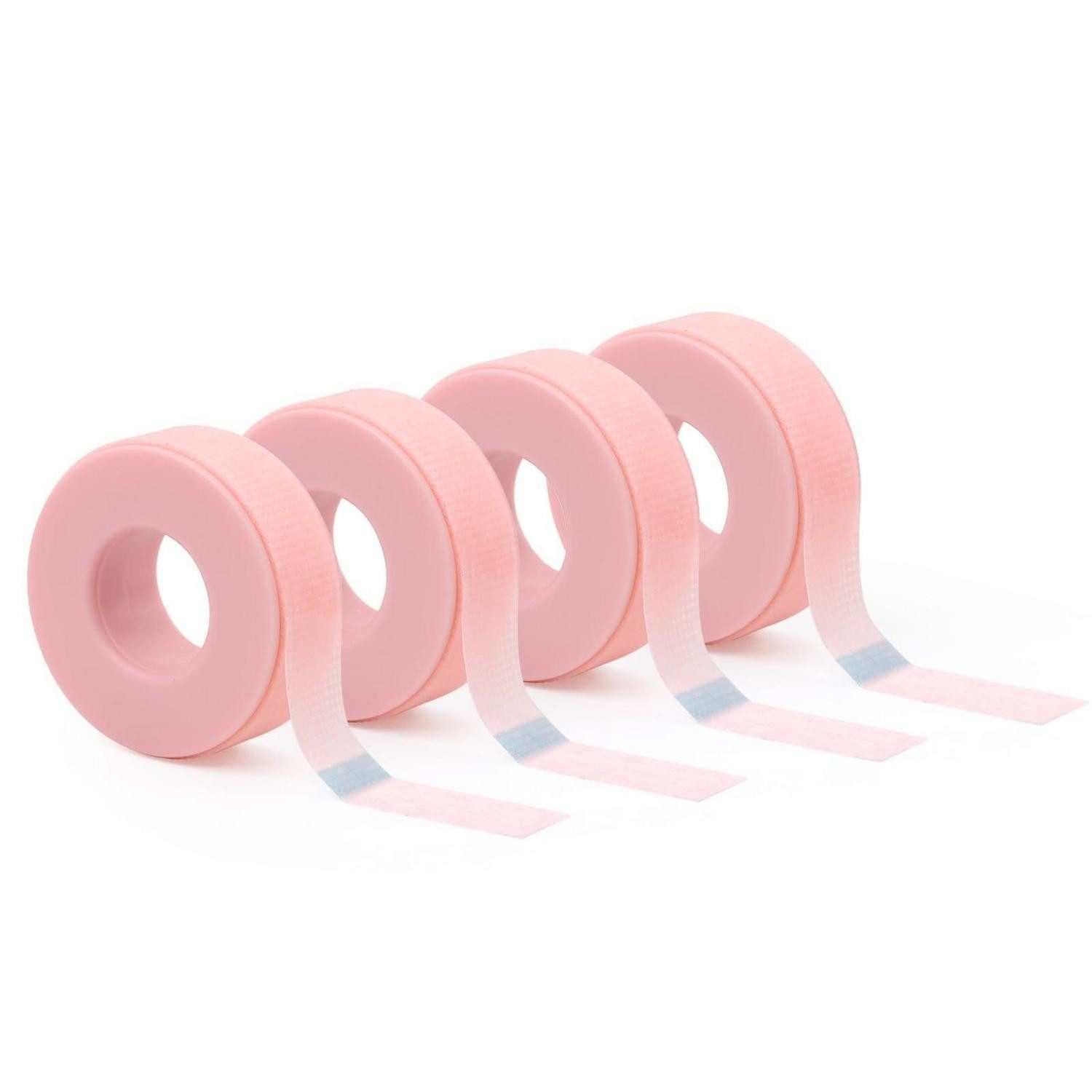 LuxusKollektion Augenlid-Tape Wimpern Tape Pink 0.5in x 4yd 4er Pack