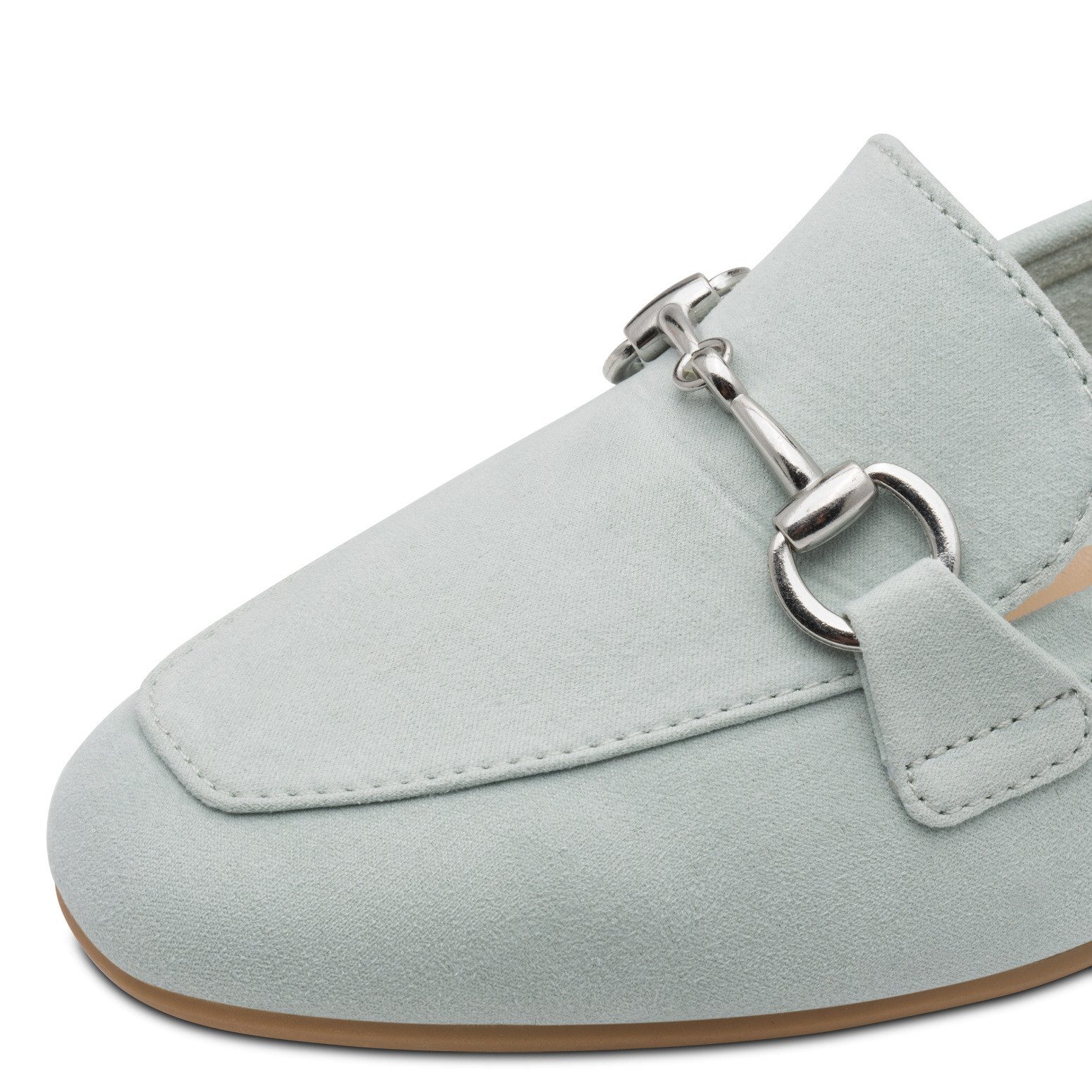 MARCO TOZZI Slipper, Blockabsatz, Loafer, Businessschuh mit Schmuckspange