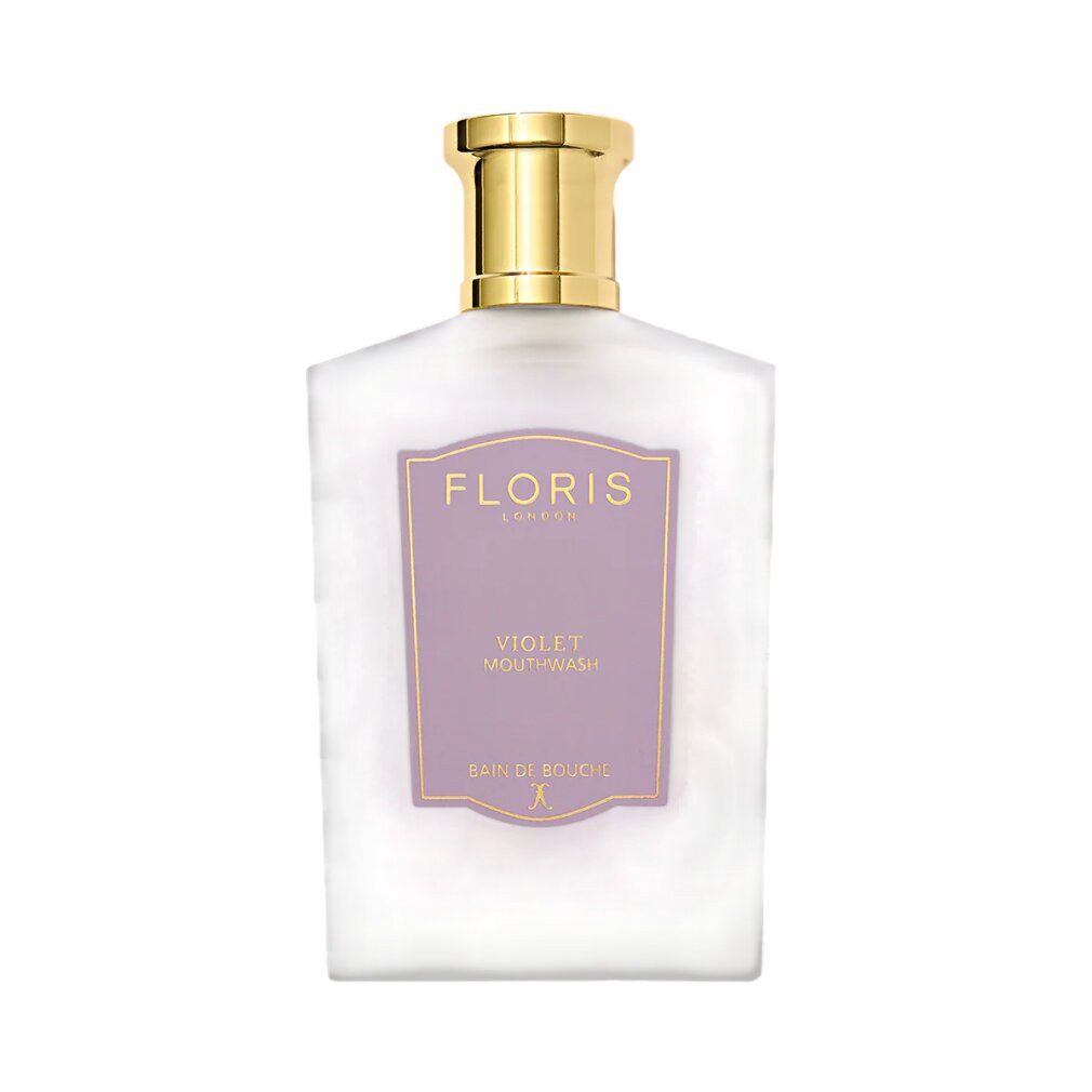 Floris Mundspülung Of London, Mundwasser, Violett und Cool Mint, Atemerfrischer, 100 ml, (Packung)