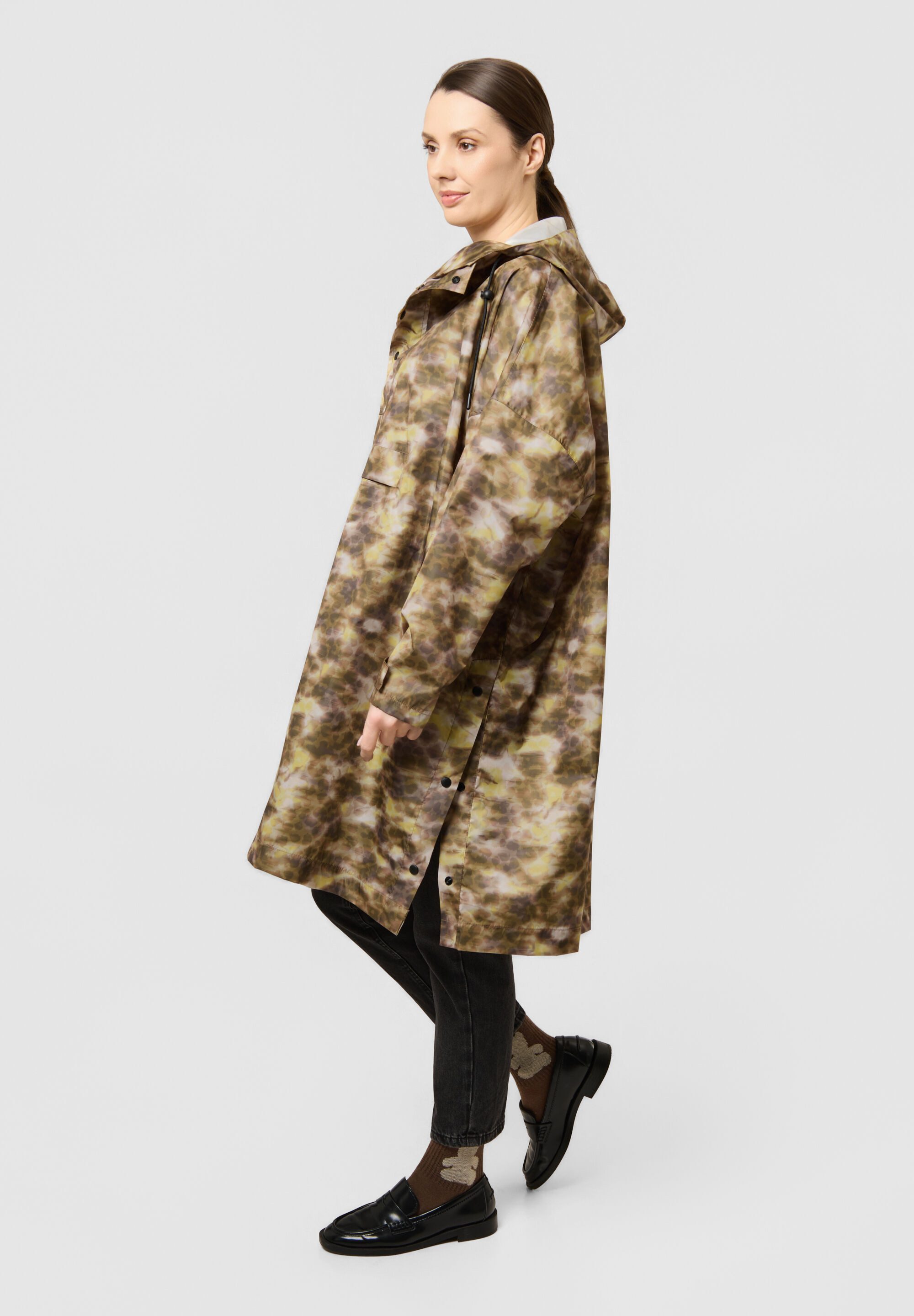 Codello Poncho mit Animal-Print