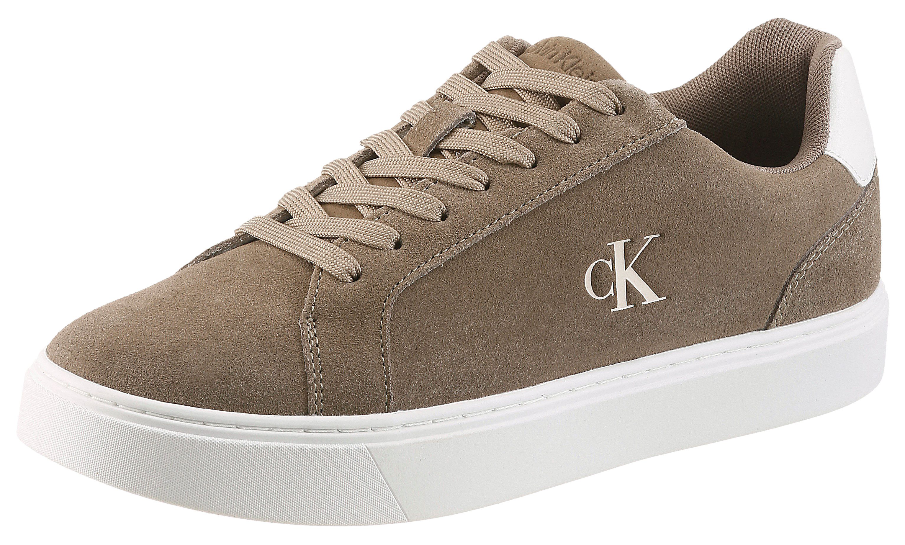 Calvin Klein Jeans CLASSIC CUPSOLE LACEUP SU Sneaker Schnürschuh, Halbschuh, Freizeitsneaker mit seitlichem CK-Logo