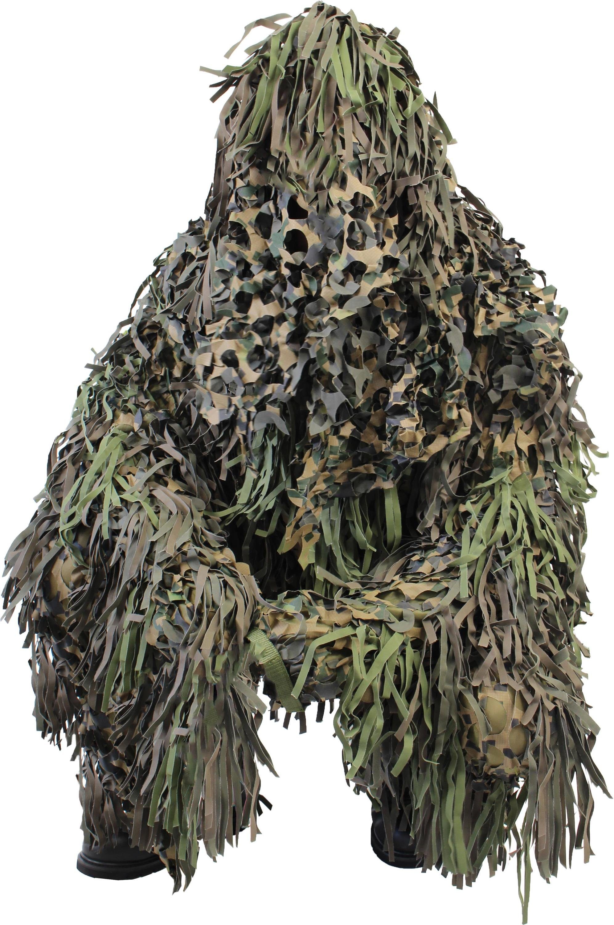 normani Monster-Kostüm Tarnanzug 3-teilig Ghillie Suit Jackal