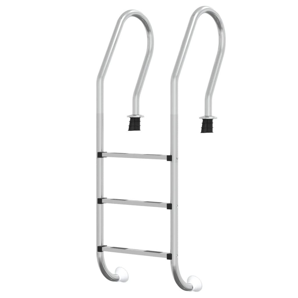 Poolleiter Pool-Leiter 54x38x158 cm Edelstahl 304