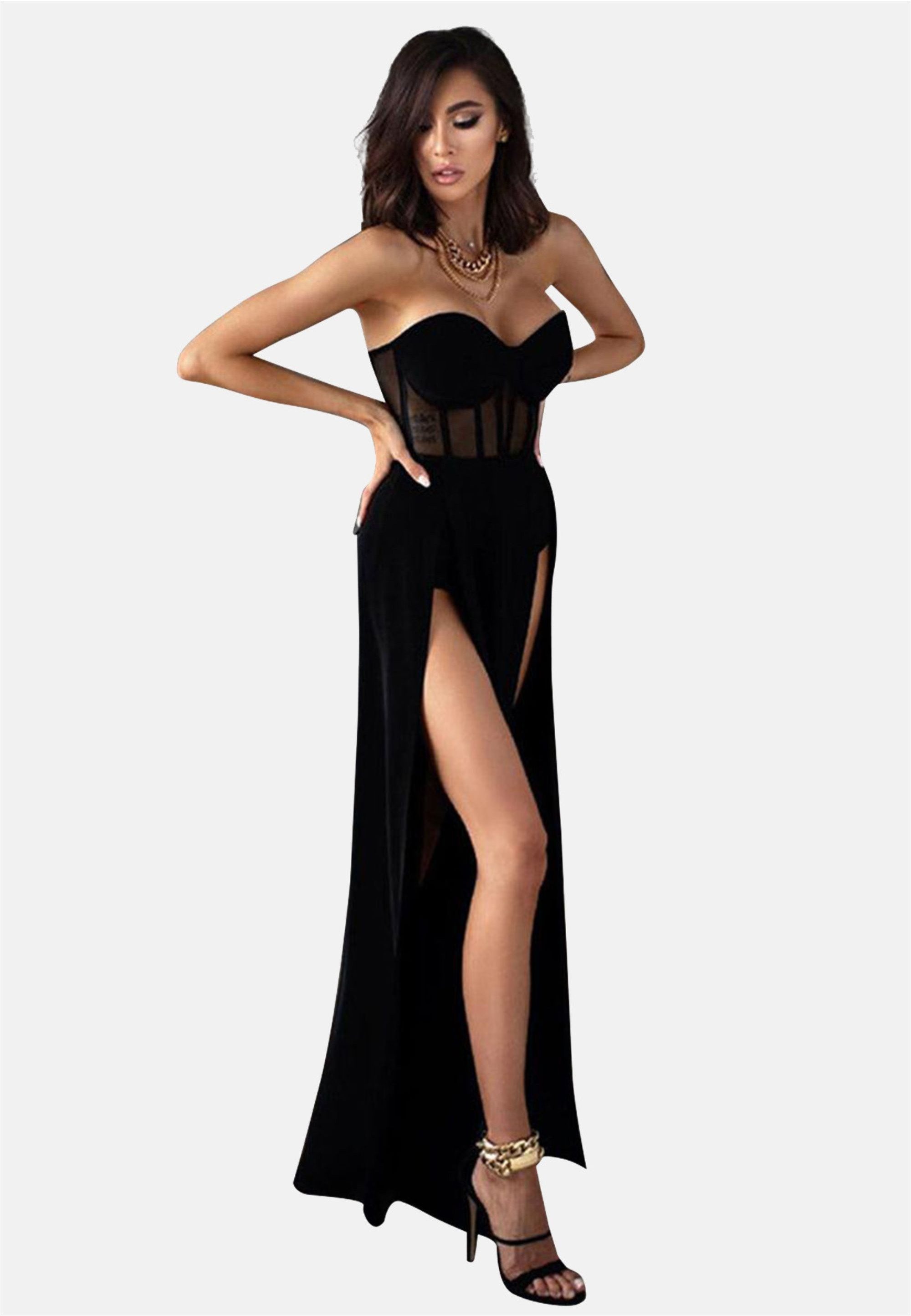 Moda Minx Jerseykleid Aimee Slit Dress günstig online kaufen