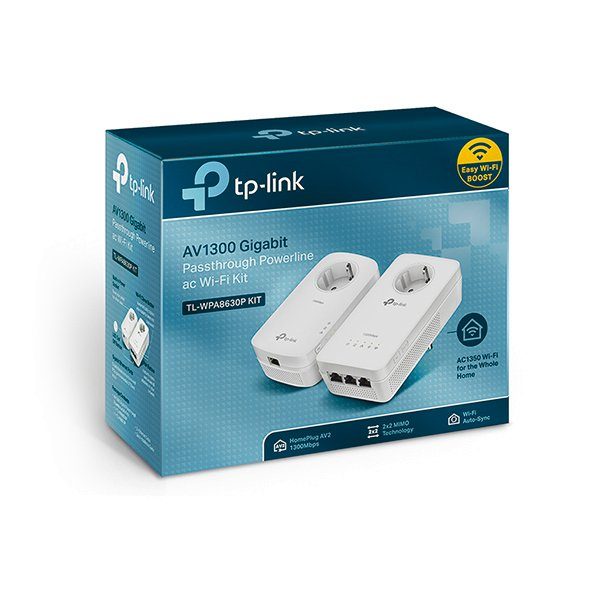 tp-link TL-WPA1300P KIT(DE) KIT AV1300 Powerline 2er WLAN AC WLAN-Repeater