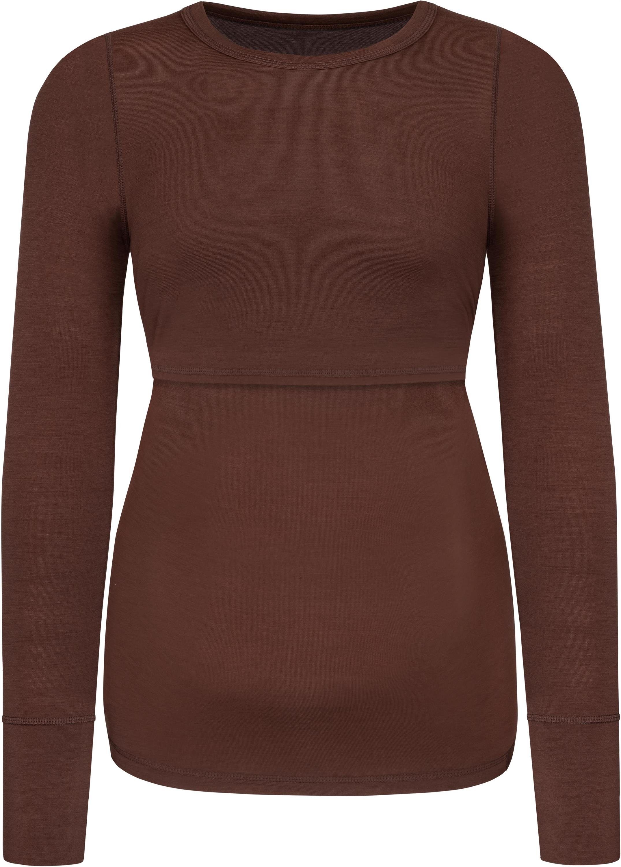 normani Пуловери для вагітних Merino Umstands-Langarm-Shirt Cambria