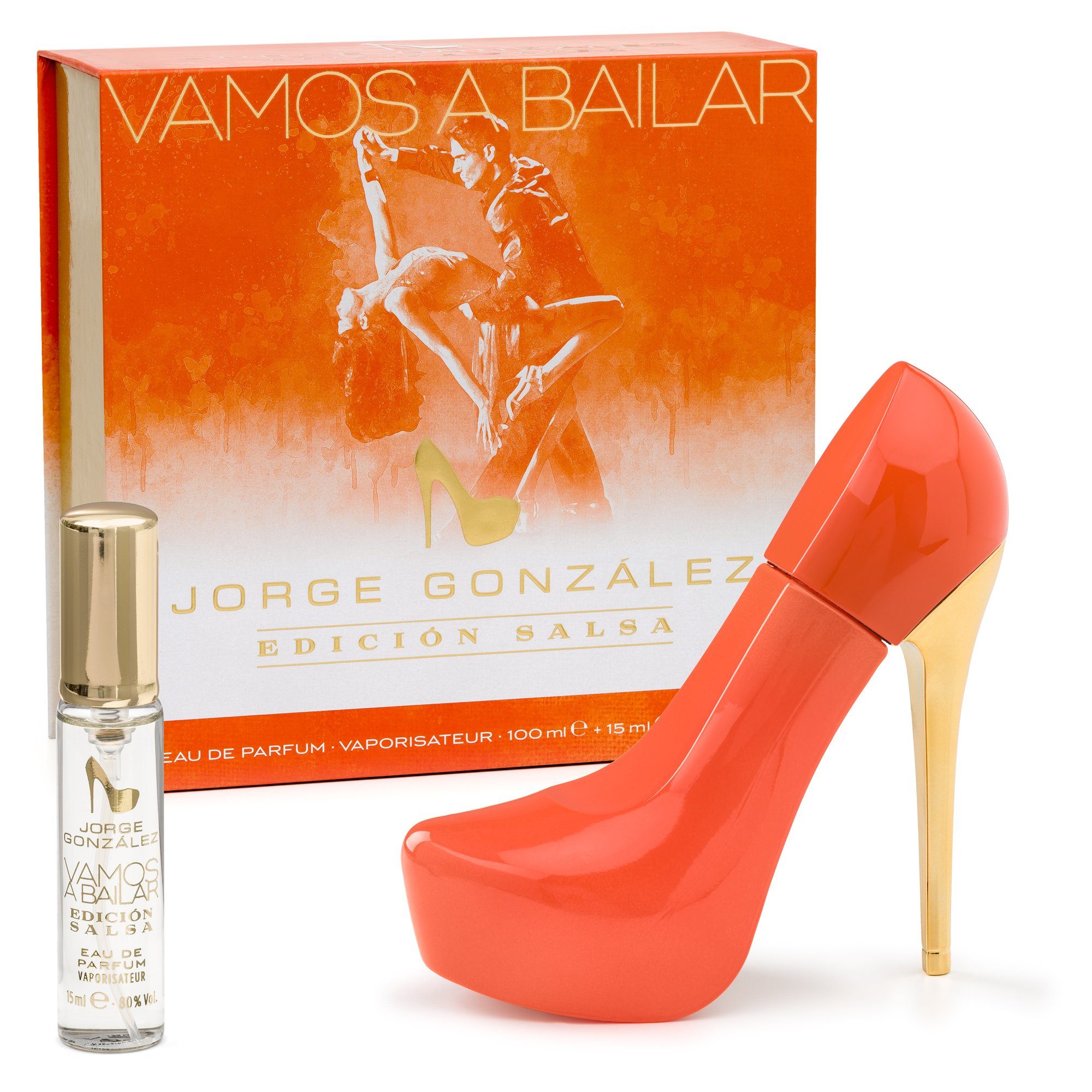 JORGE GONZÁLEZ Eau de Parfum EDICIÓN SALSA Dufttset 100 ml + 15 ml SET, Eau de Parfum, Duft für Frauen, Damenduft