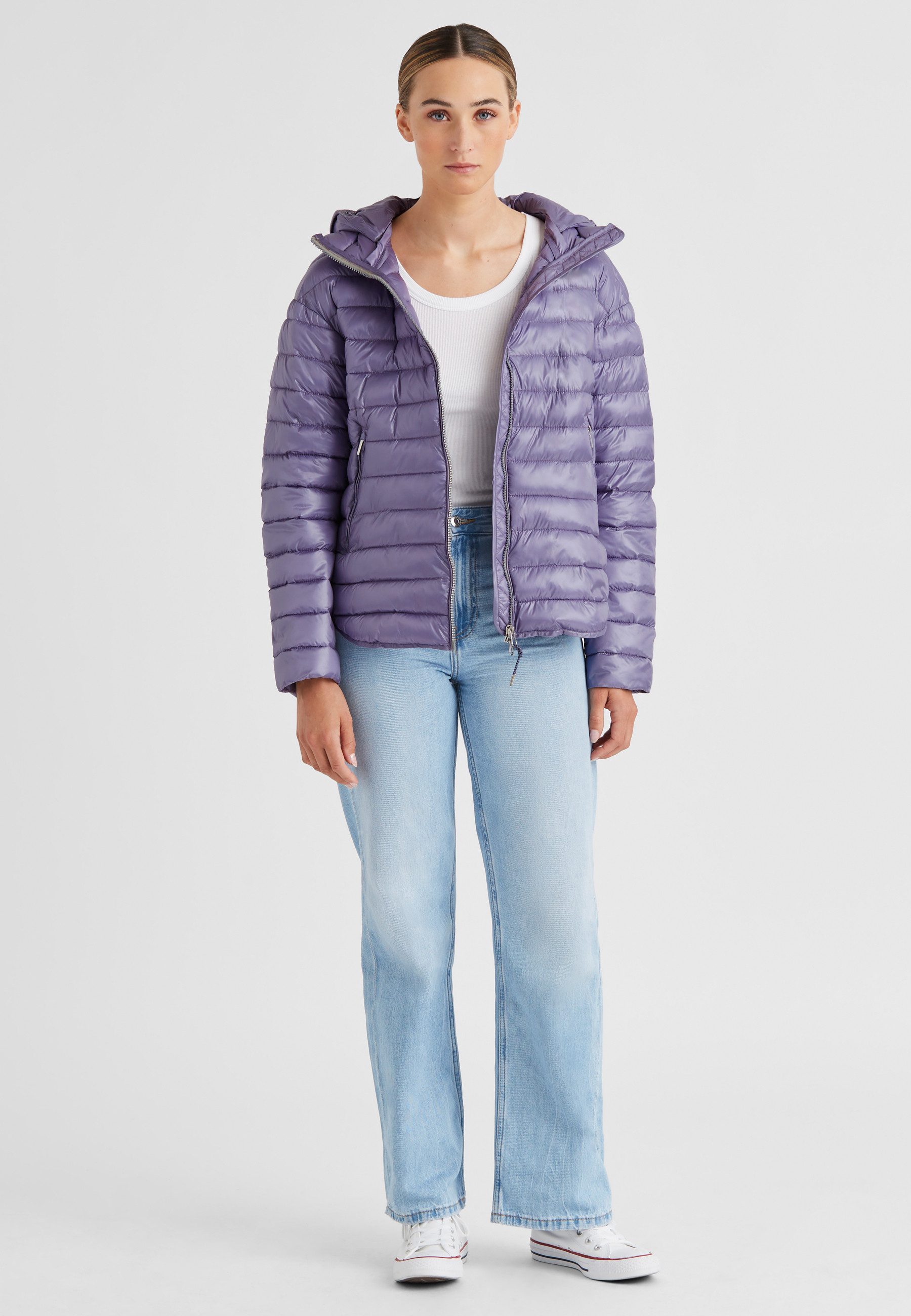 Milestone Steppjacke MSAmelia Damen Übergangsjacke Jacke gesteppt lockere Passform