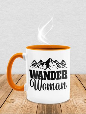 Shirtracer Tasse Wander Woman - Geschenk für Wanderin, Keramik, Kaffeetasse Hobby Geschenk