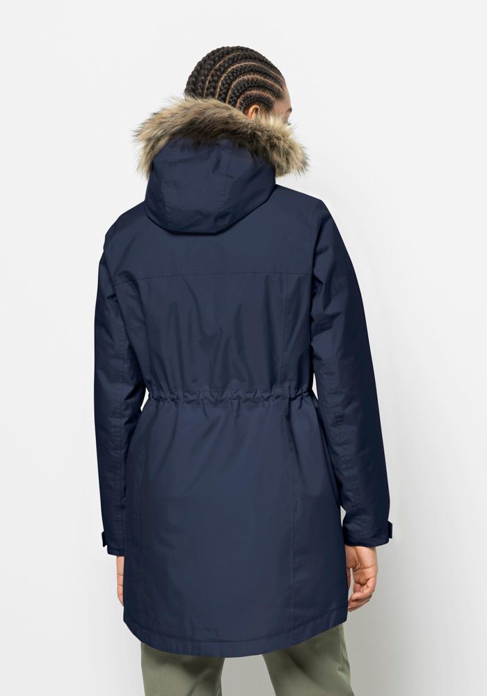 INS Wolfskin WINTERFROST Jack PARKA W nachtblau Funktionsparka