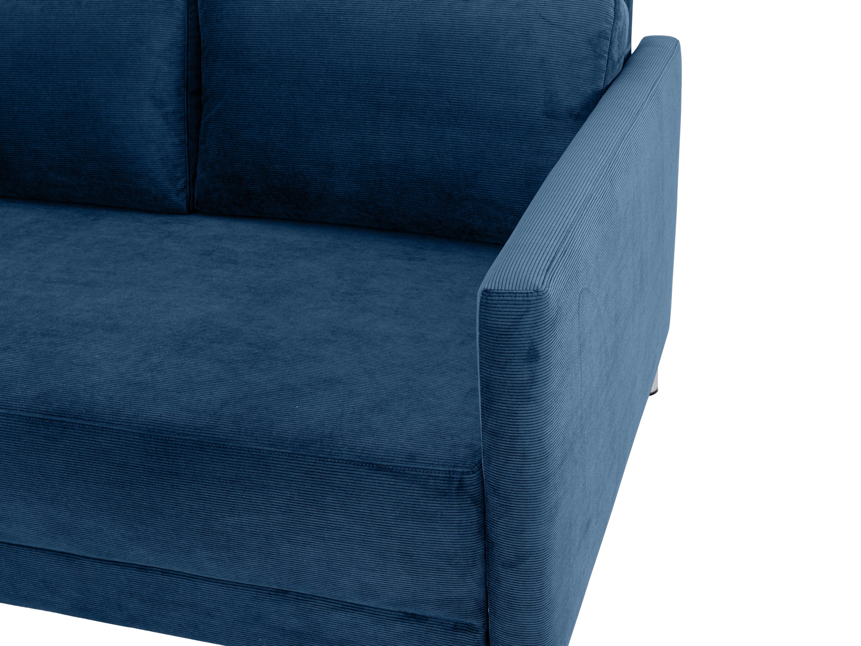 Cord-Bezug blue royal Schlaffunktion, einem Manlius, INOSIGN mit 2-Sitzer in