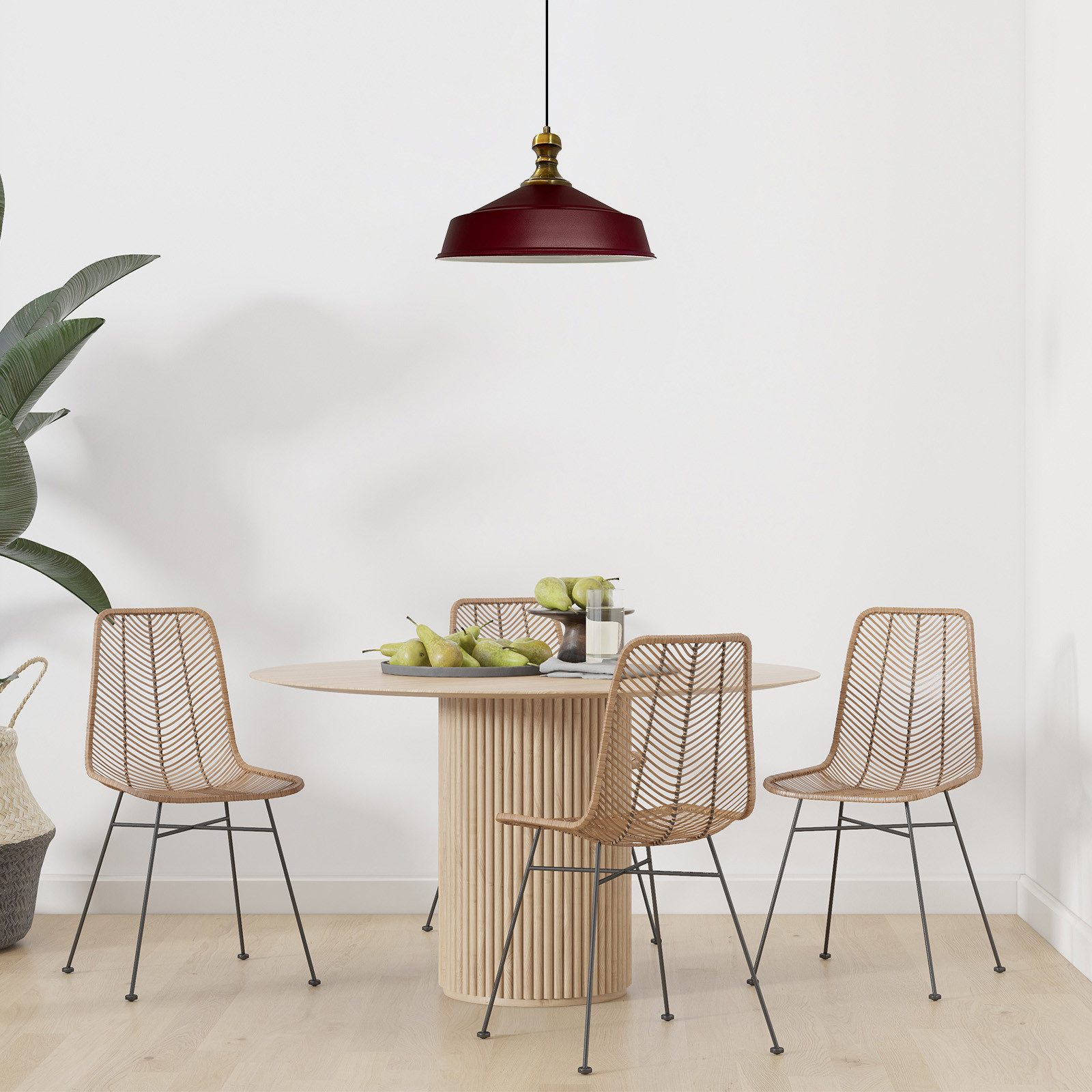 Bamyum Pendelleuchte Bamyum Asletl-Knob Industrie Pendelleuchte, 41 cm Moderne Metall Lampe