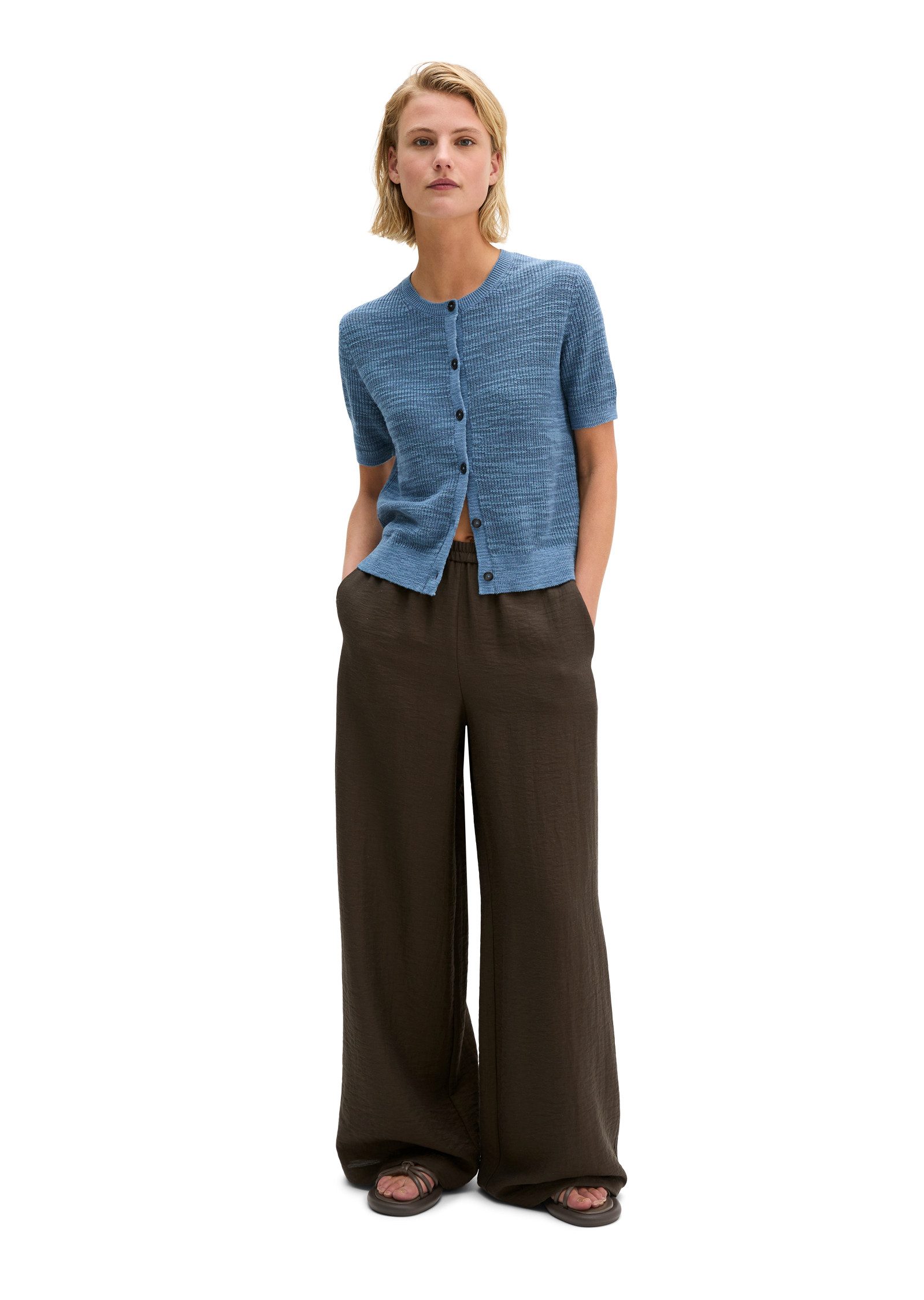 Marc O'Polo Cardigan aus Leinen-Baumwolle-Mix – Bild 2 von 2