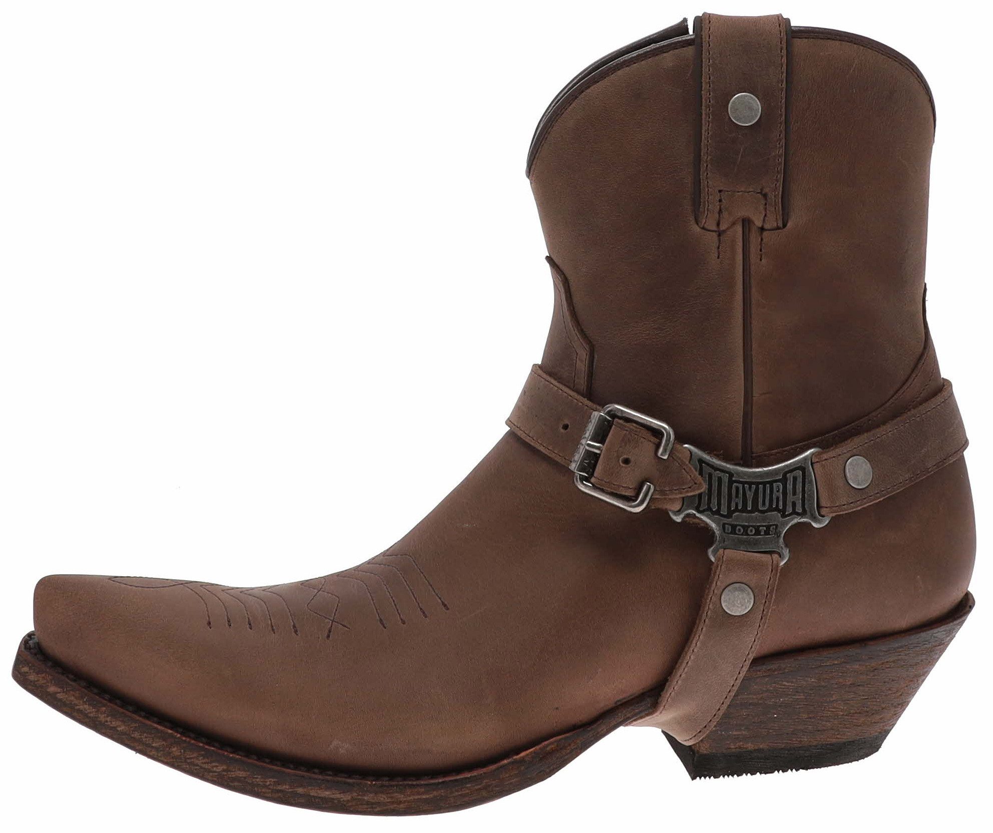 Mayura Boots MB014 Westernstiefelette Braun Westernstiefelette Rahmengenäht