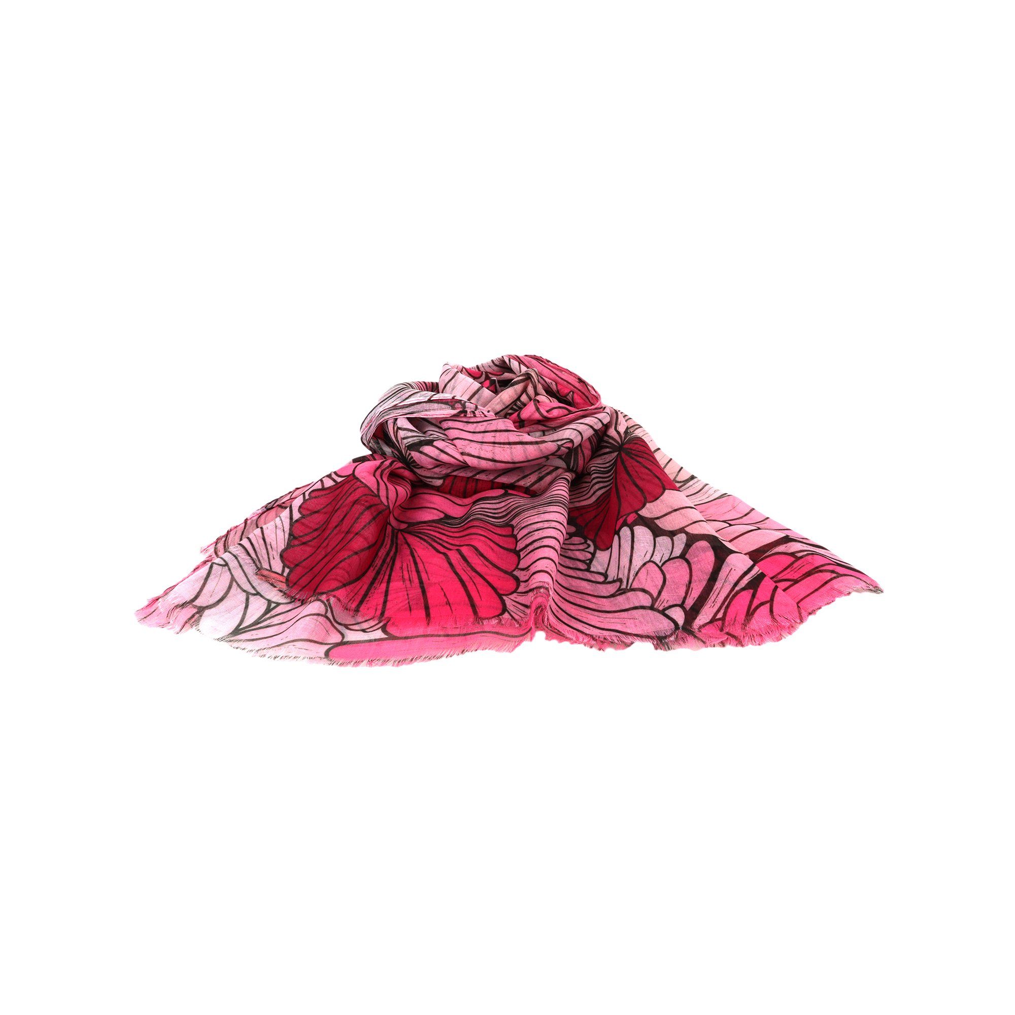 ZEBRO Modeschal Schal rosa