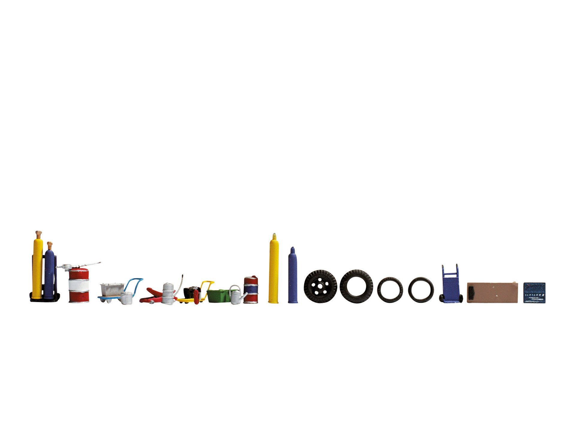 NOCH Dekofigur NOCH KFZ-Werkstatt-Zubehör, realistisches Modellba