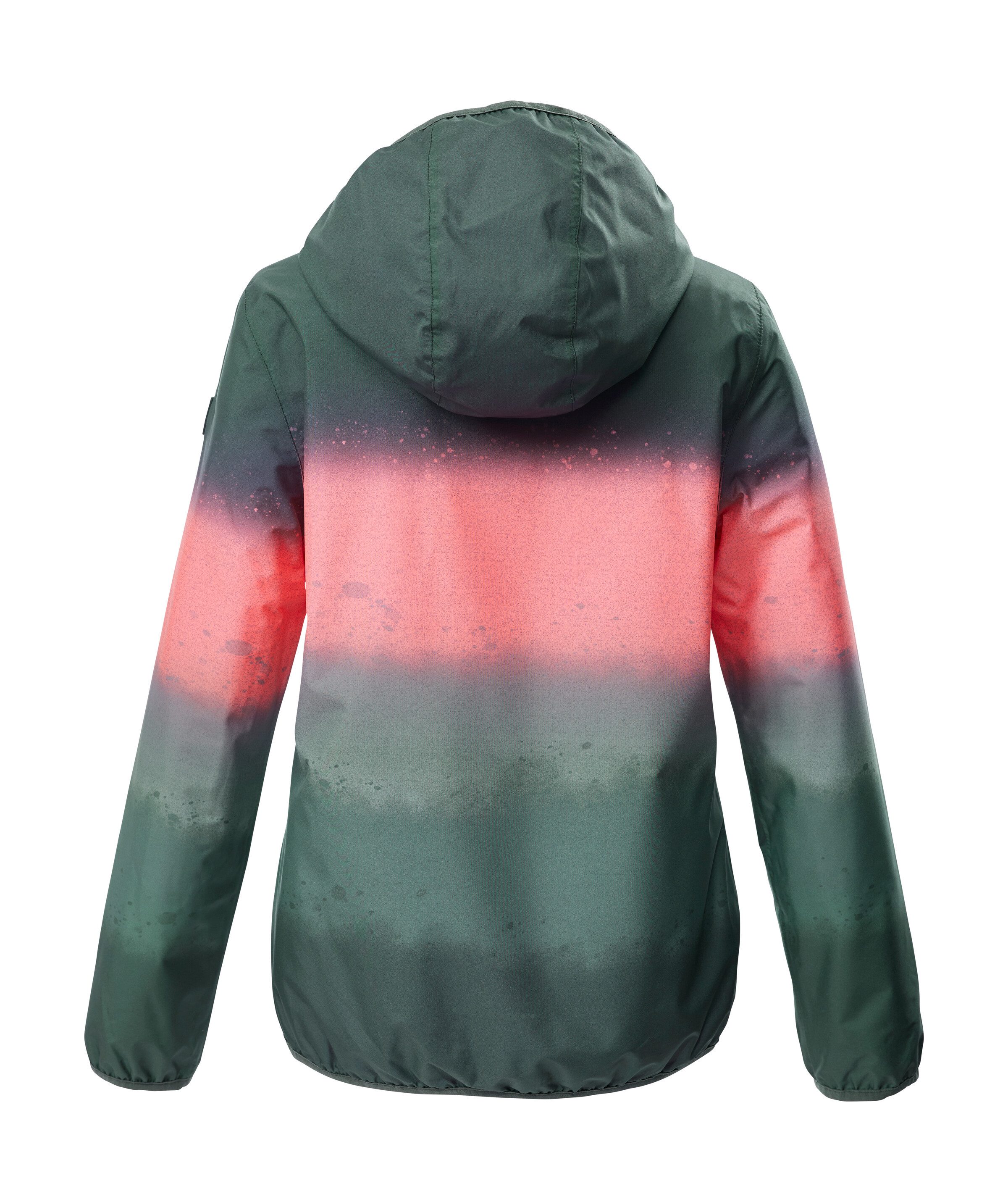 Killtec Funktionsjacke KOS 155 GRLS JCKT Leichte, wetterfeste Mädchenjacke mit All-Over-Print