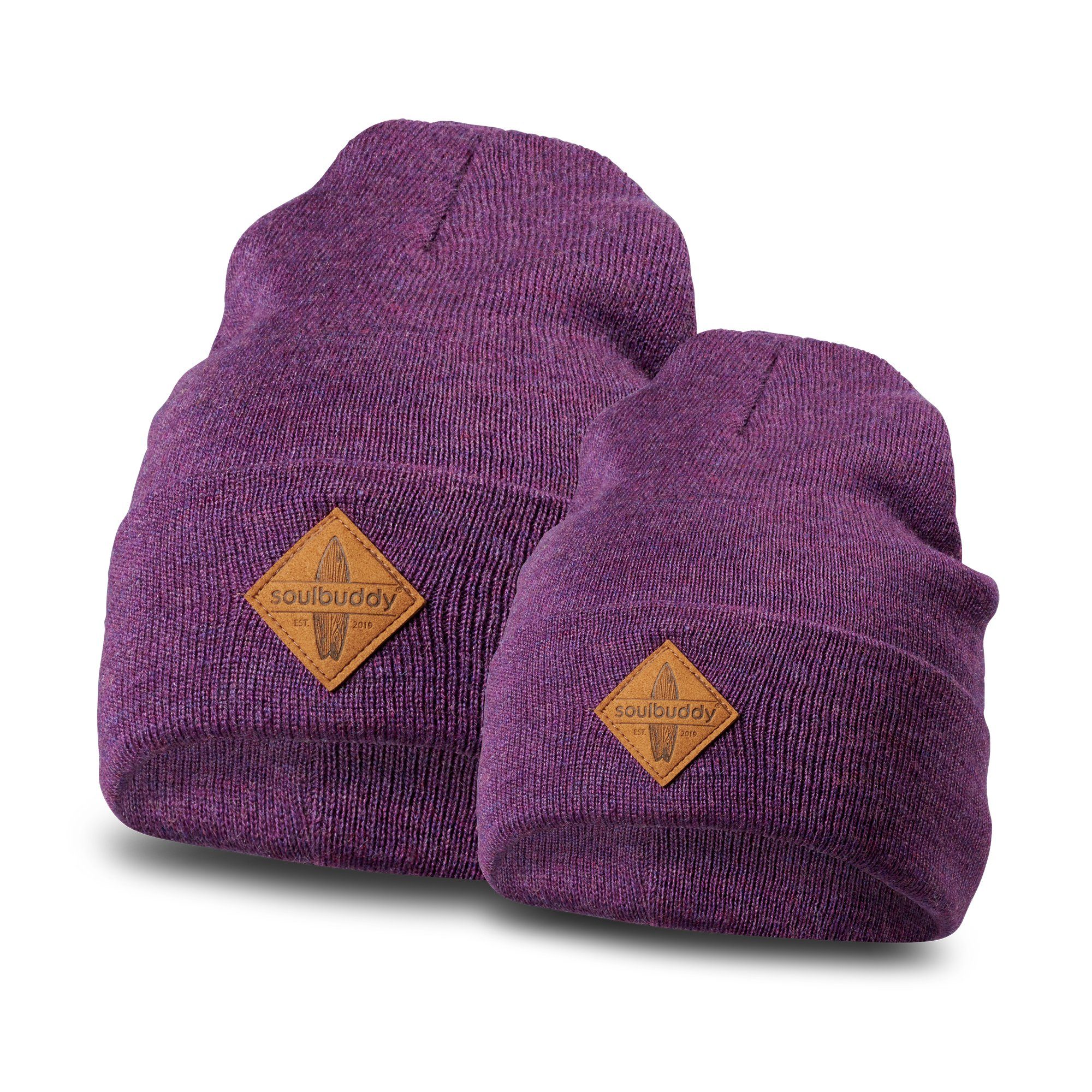 Strickmütze 2er-Set Partnerlook Familie, Weihnachtsgeschenke, Geschenk Eltern