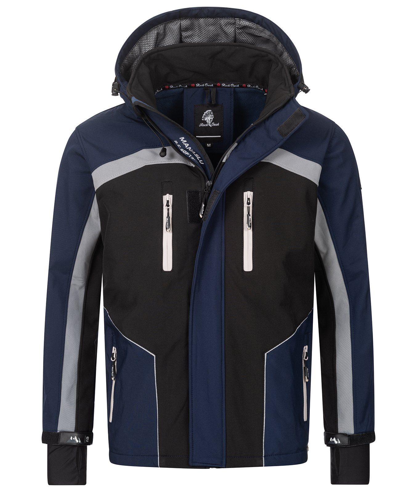 Rock Creek Windbreaker Herren Softshelljacke Wanderjacke günstig online kaufen