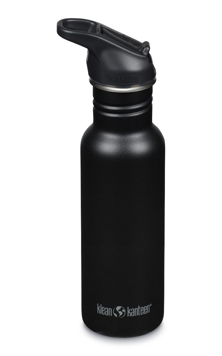 Klean Kanteen Trinkflasche 536ml Kanteen®Classic (Flip Sport) Schwarz Black