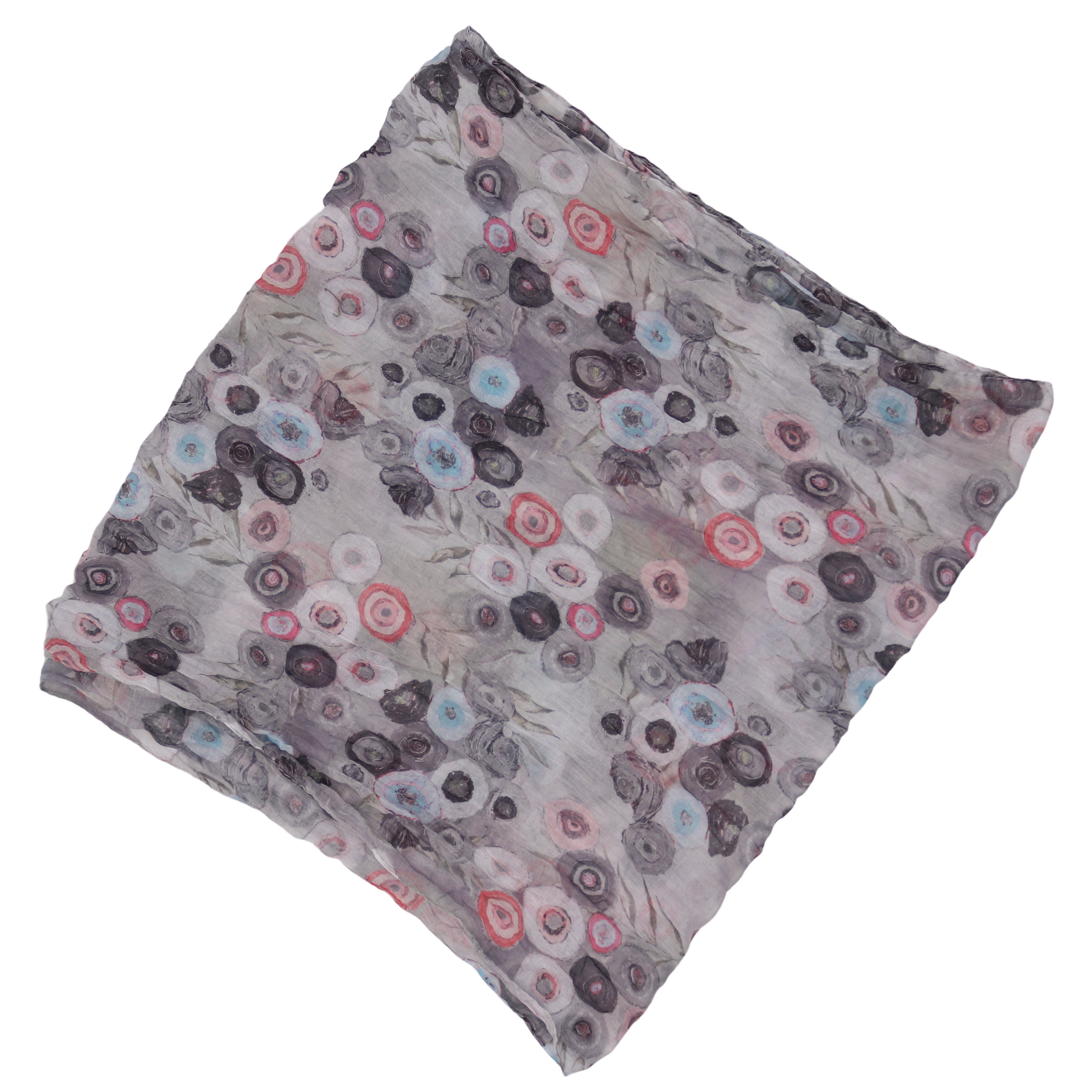 MIRROSI Loop Damen Schal mit Blümchen-Muster Weich, Schlauchschal, (zweimal um den Hals wickelbar, ca.45x75cm), Damen Halstuch ideal für Frühling, Sommer oder Herbst