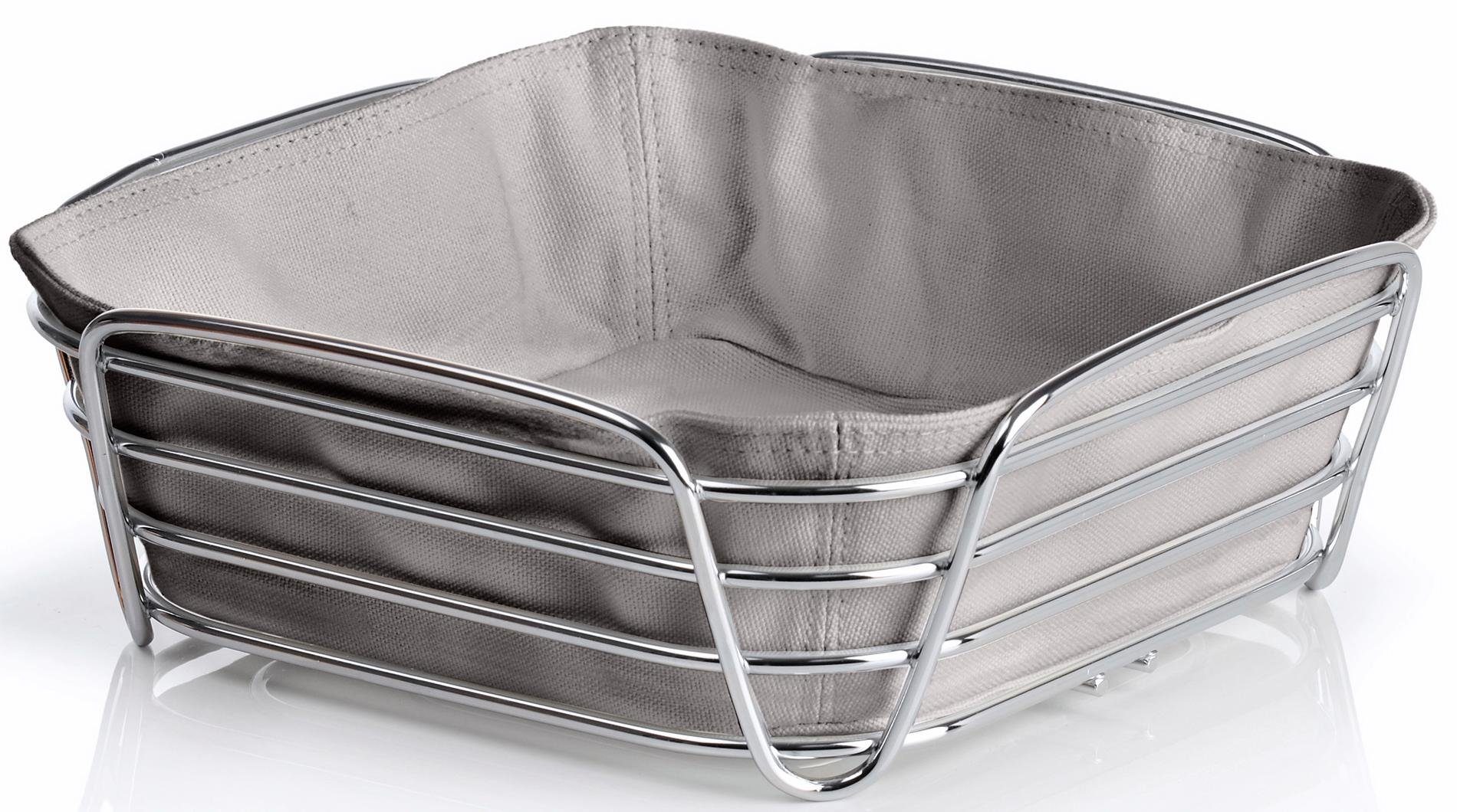 blomus Brotkorb DELARA, Baumwolle, Stahl, (1-tlg)