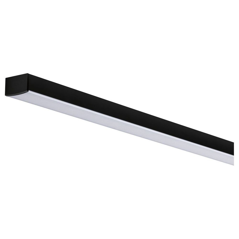 Paulmann LED-Stripe-Profil Profil 1-flammig, LED Schwarz in 2000mm, Square Profilelemente und Streifen Weiß-transparent