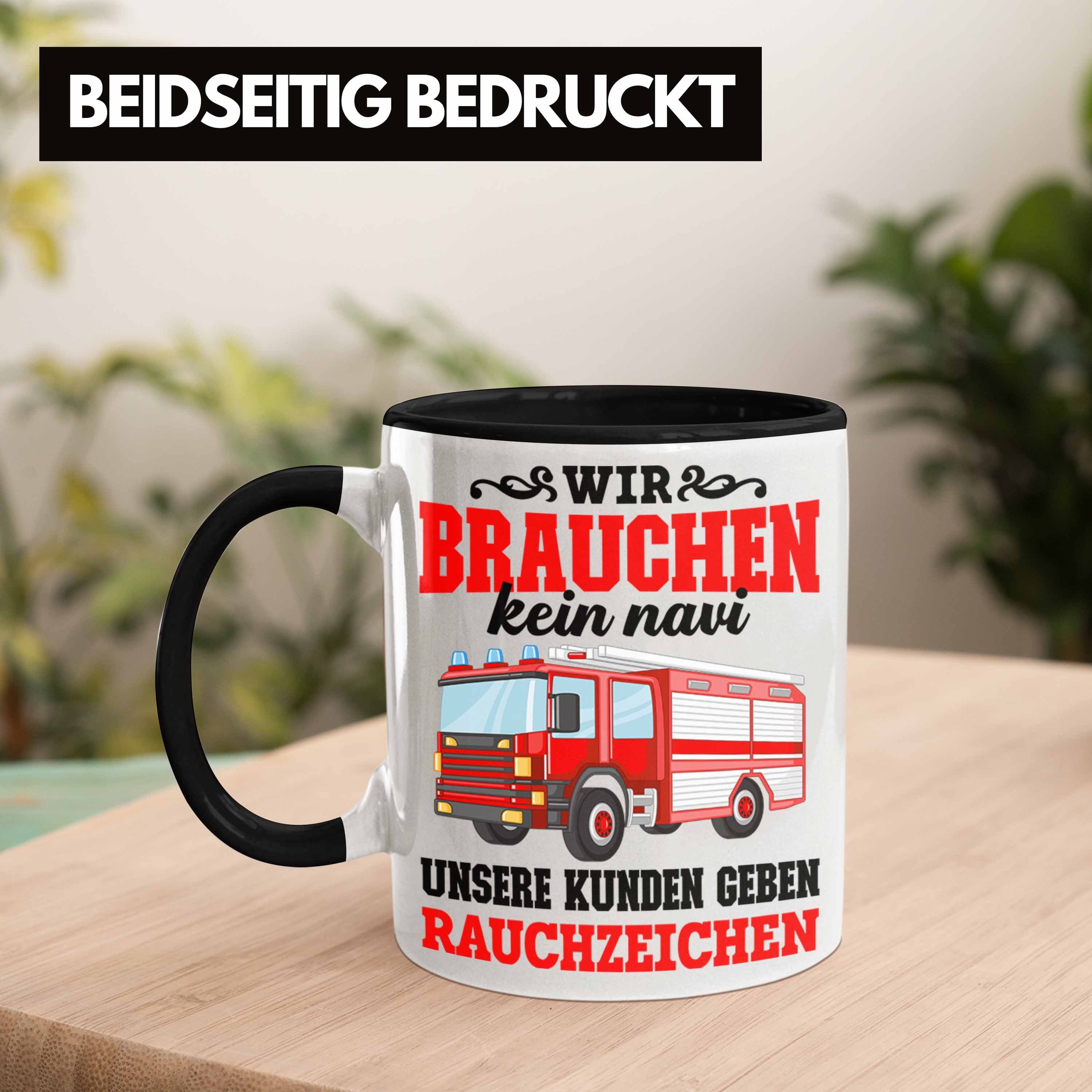 Trendation Tasse Trendation - Feuerwehr Tasse Geschenk Feuerwehrgeschenkartikel Mann Mä
