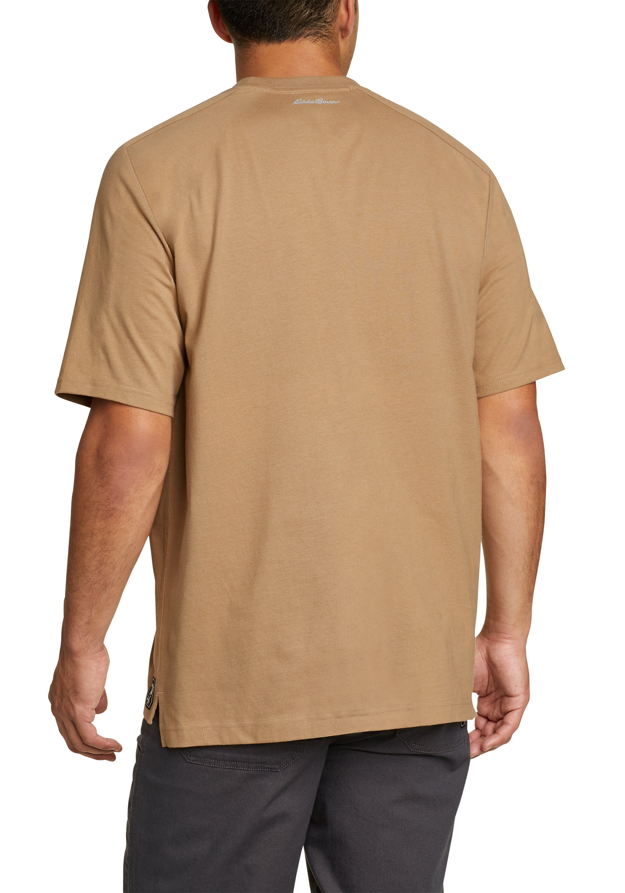 Eddie T-Shirt Ops Mountain Bauer Flachsbraun T-Shirt