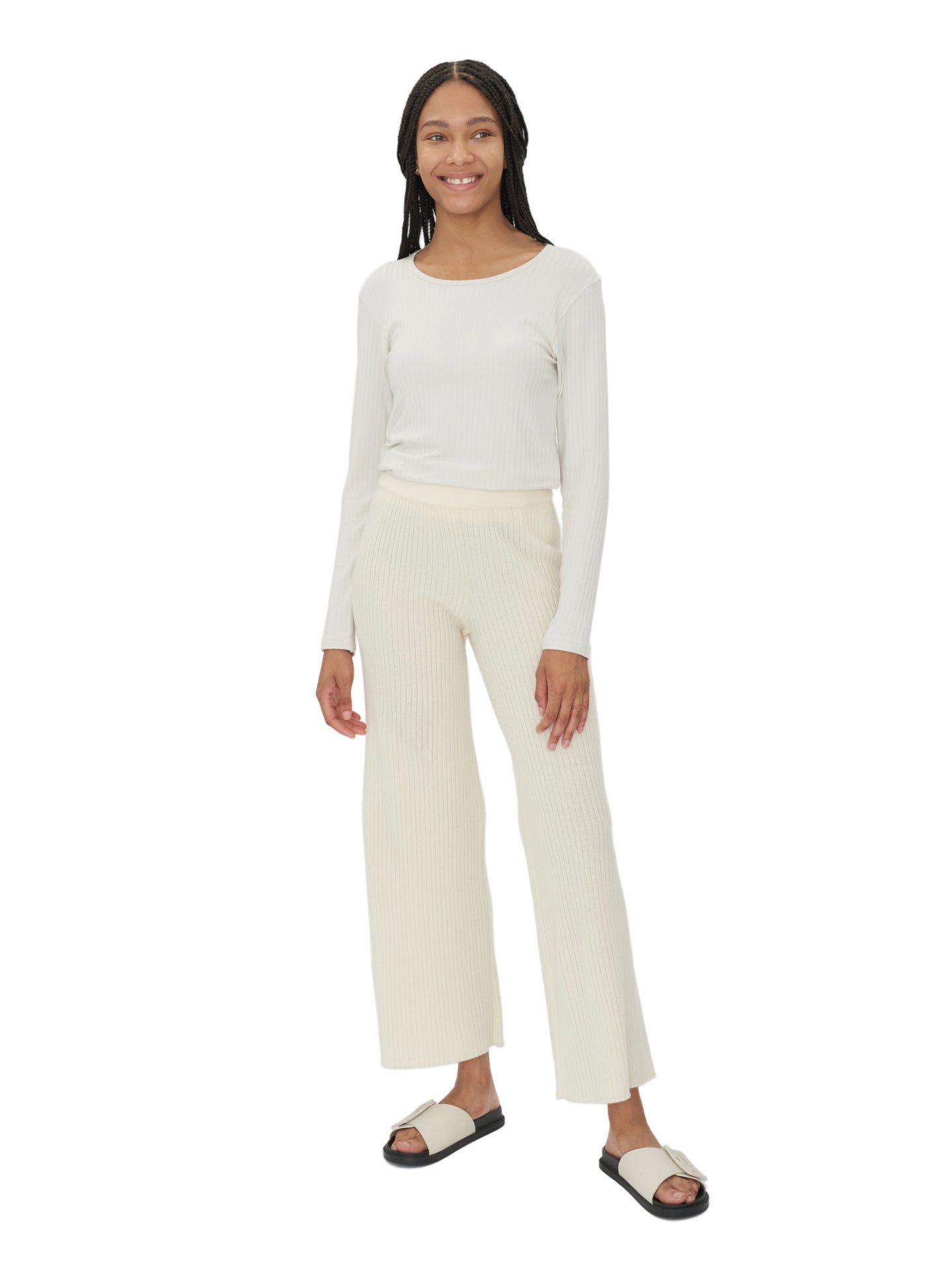 GOBI Cashmere Strickhose Lässige Kaschmirhose günstig online kaufen