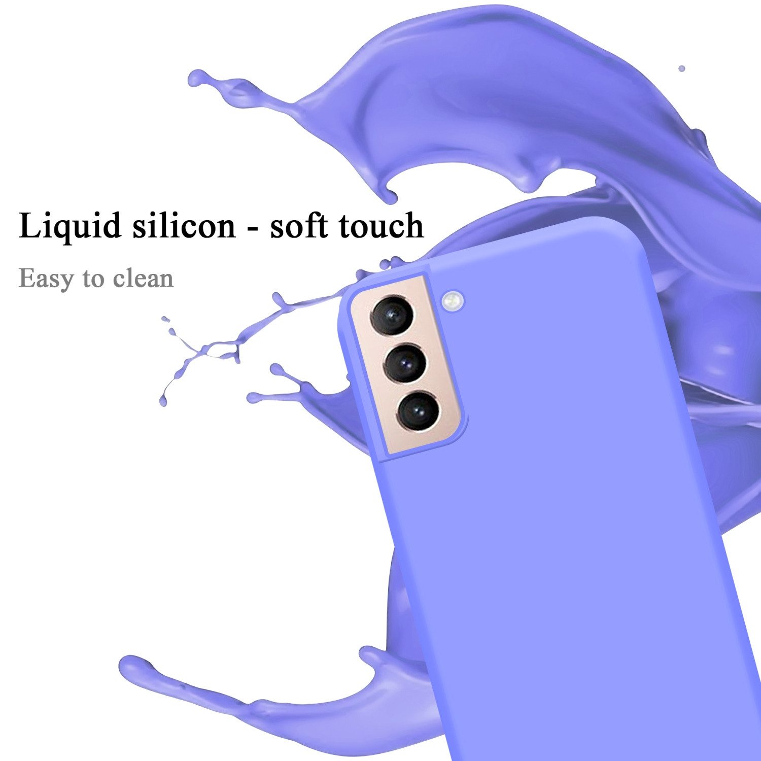 Cadorabo Handyhülle für Samsung Galaxy S22 PLUS Hülle Samsung Galaxy S22 PLUS, Flexible Hülle TPU Silikon Schutzhülle Back Cover Case