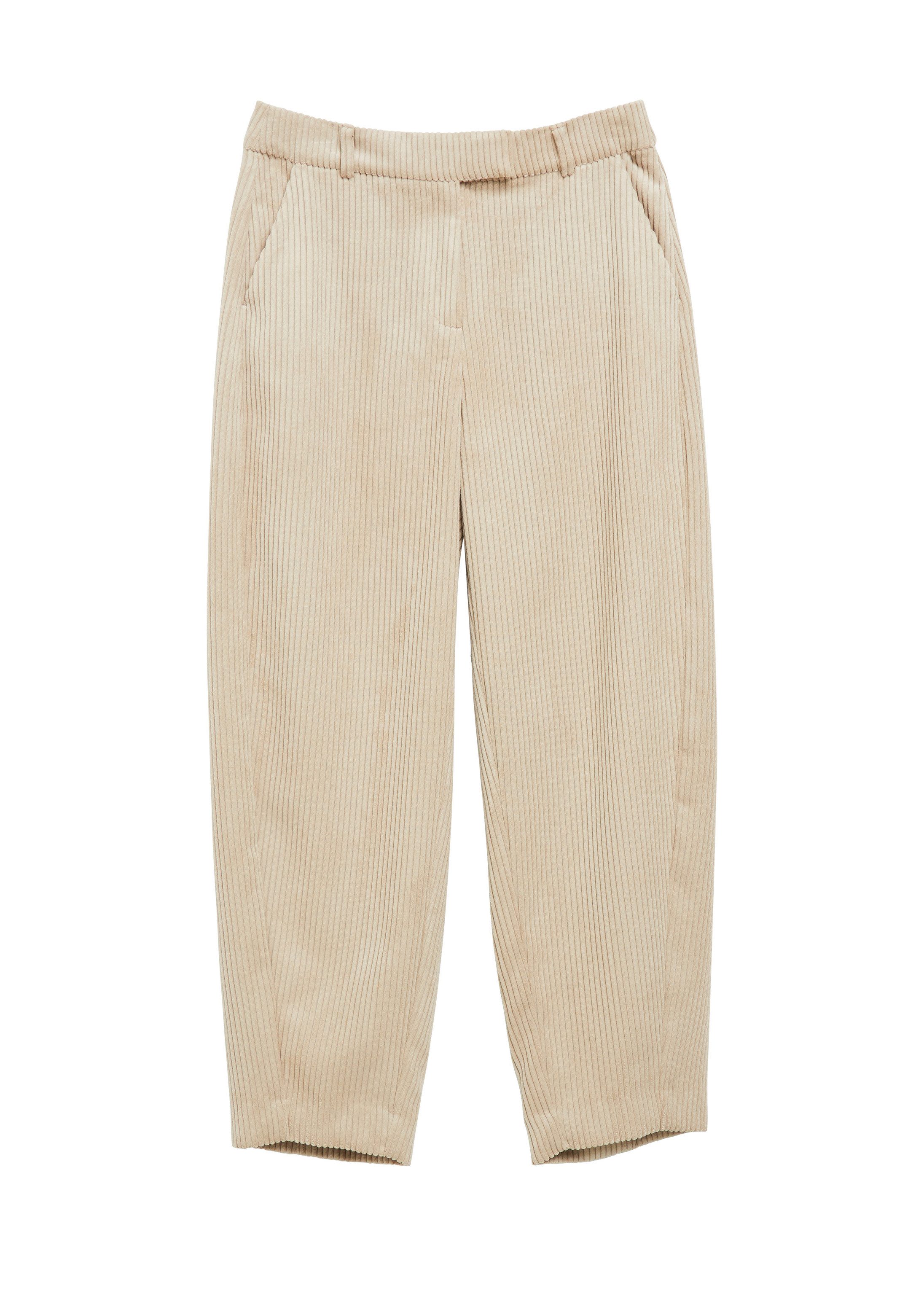 comma Chinos Hose Barrel-Hose aus Breitcord – Bild 2 von 5