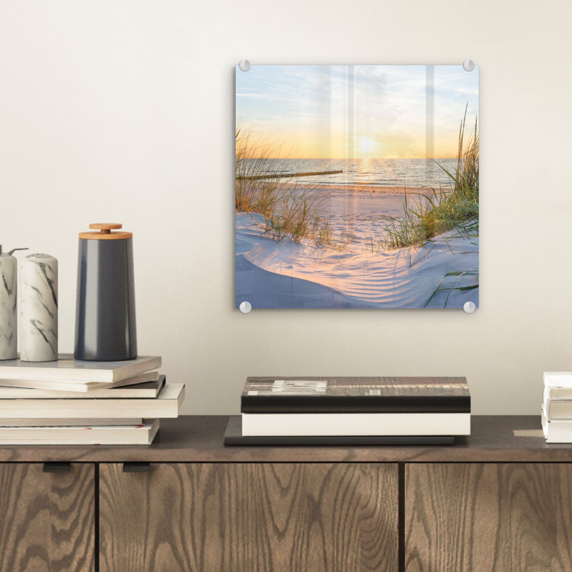 MuchoWow Acrylglasbild Strand - Sonne - günstig online kaufen