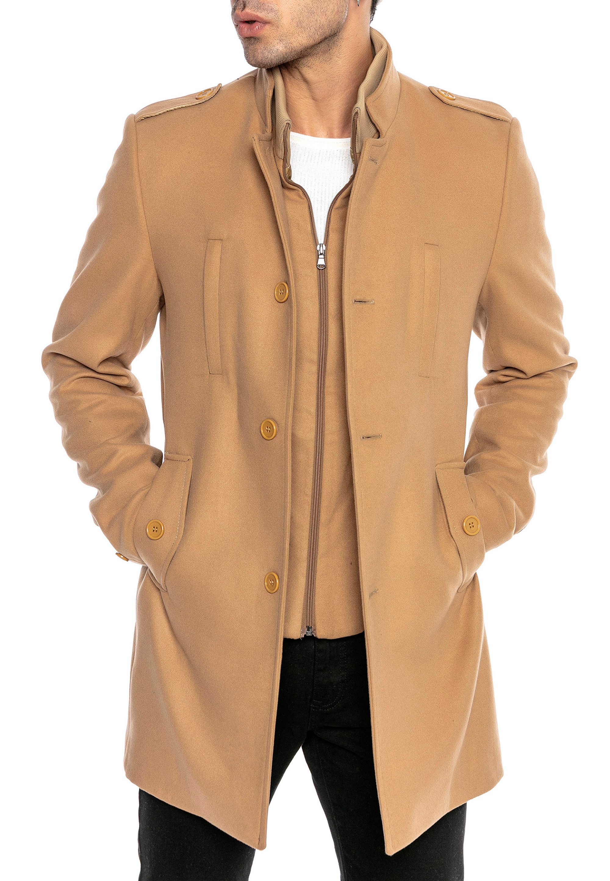 RedBridge Kurzmantel stilvoll und klassisch mit integrierter Weste integrie günstig online kaufen