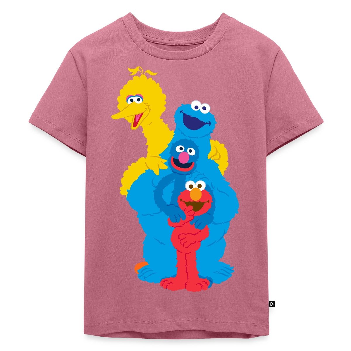 Spreadshirt T-Shirt Sesamstraße Elmo Grobi Krümelmonster Bibo Kinder Premium T-Shirt (1-tlg)