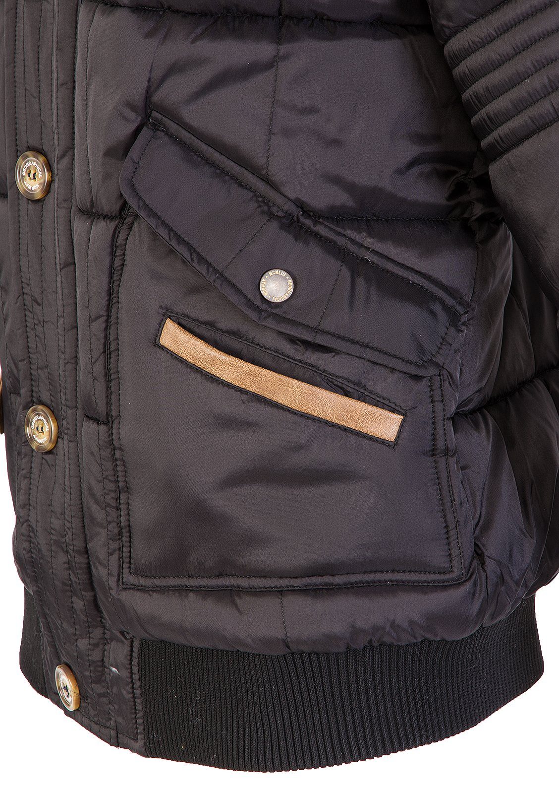 Geographical Norway Winterjacke Herren Winterjacke mit Kapuze H-216 – Bild 5 von 5