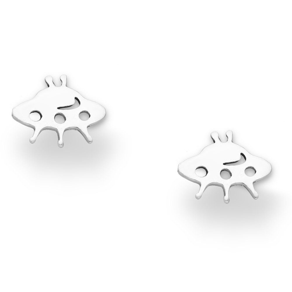 Paar Ohrstecker Ohrstecker UFO: Kinder Ohrringe Silber 925