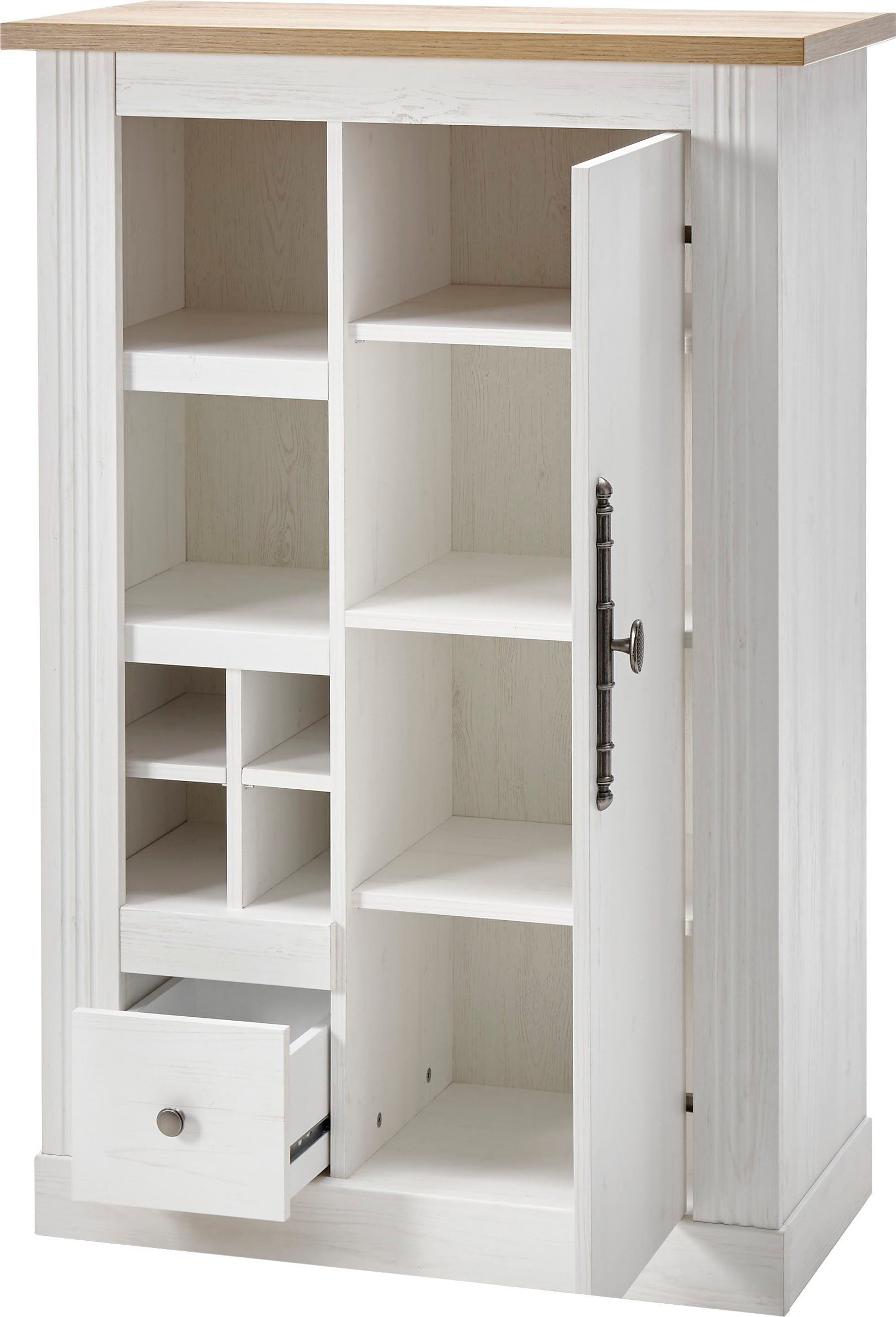 Home affaire Kommode Westminster TOPSELLER! (Höhe ca. 122cm), Schrank mit praktisch viel Stauraum